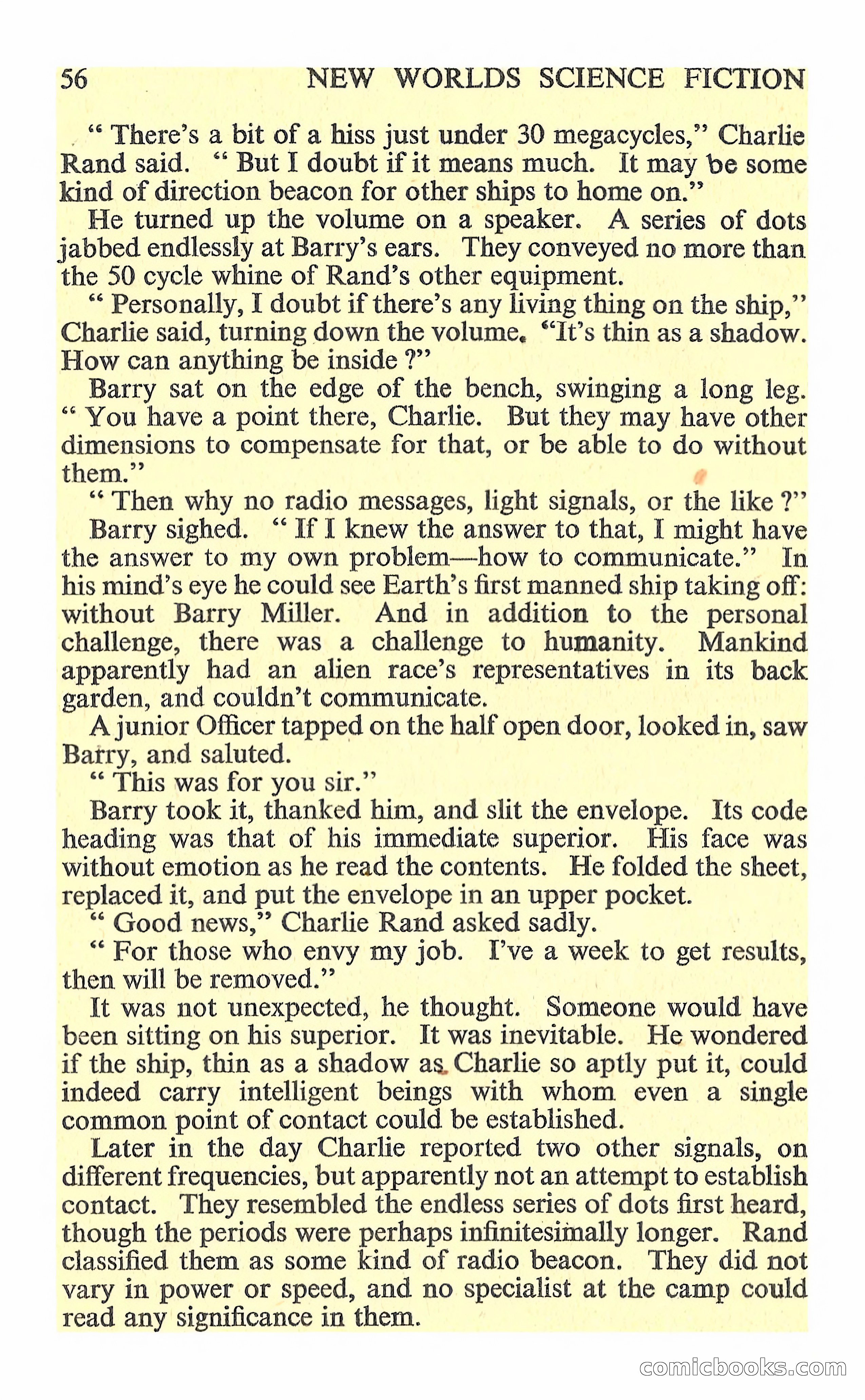 New Worlds Science Fiction No. 85 — page 58 of 132