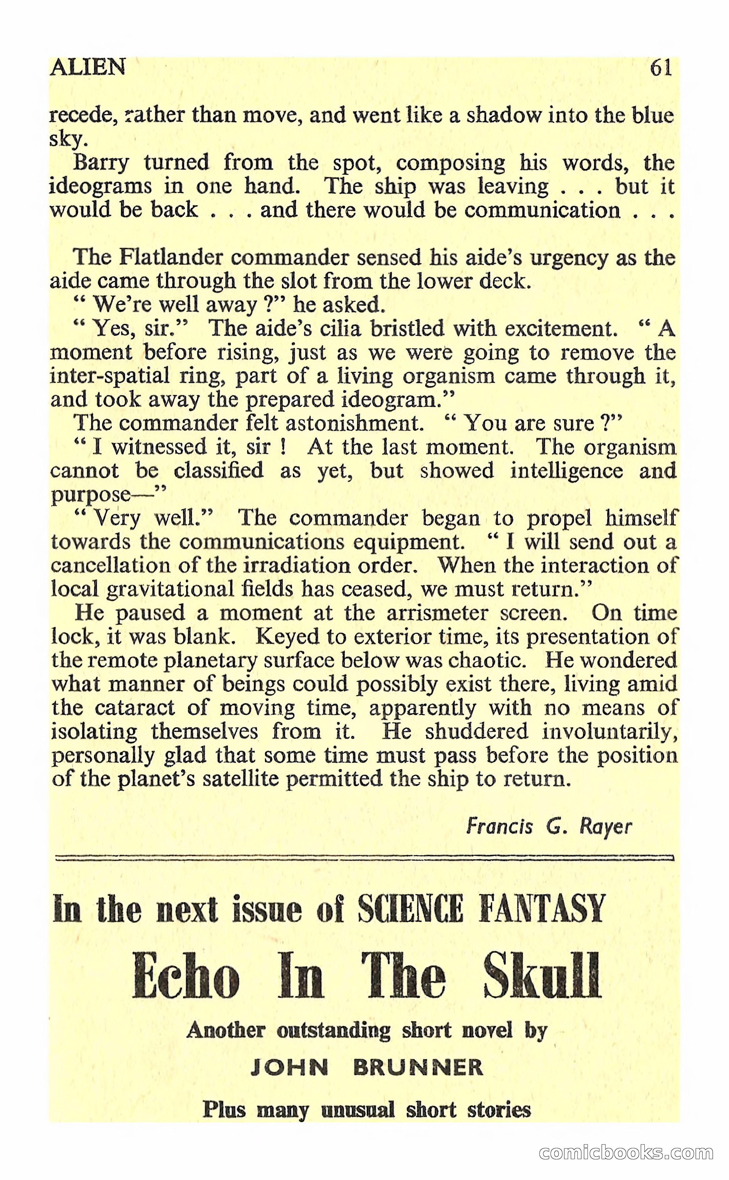New Worlds Science Fiction No. 85 — page 63 of 132
