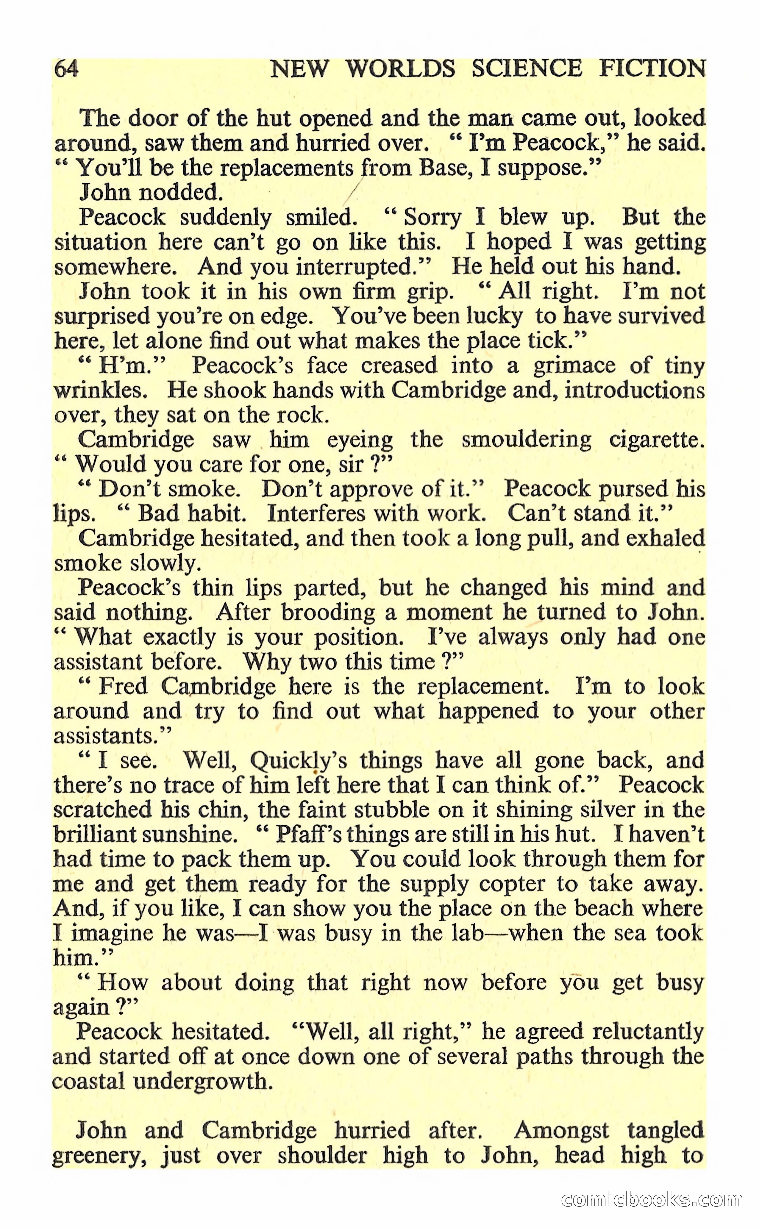 New Worlds Science Fiction No. 85 — page 66 of 132