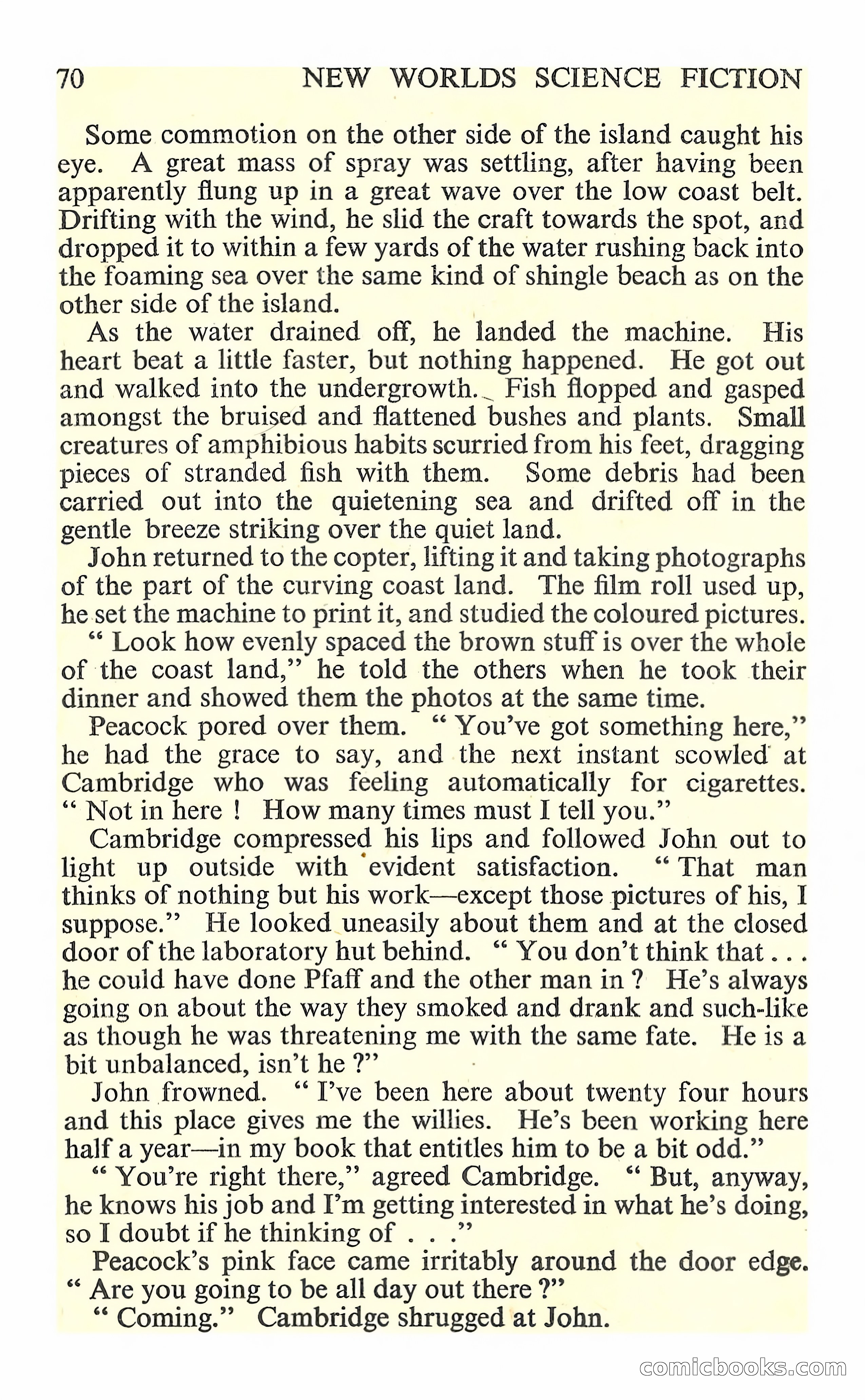 New Worlds Science Fiction No. 85 — page 72 of 132
