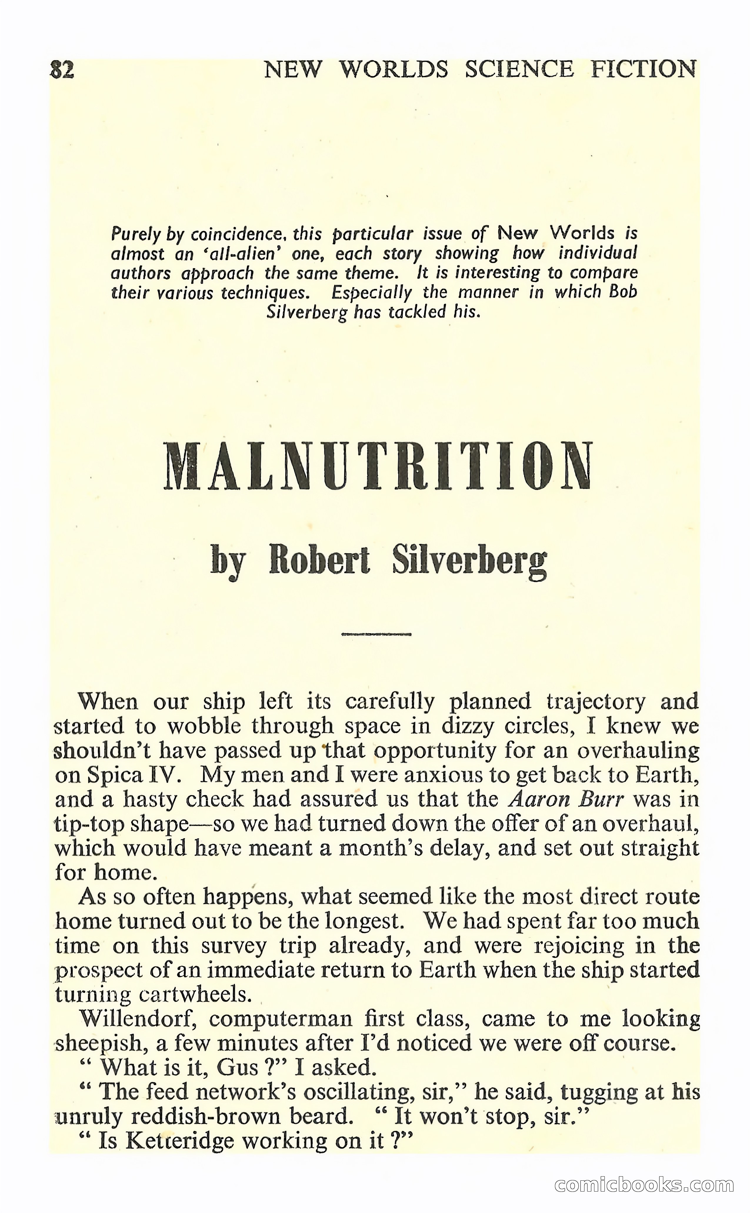 New Worlds Science Fiction No. 85 — page 84 of 132