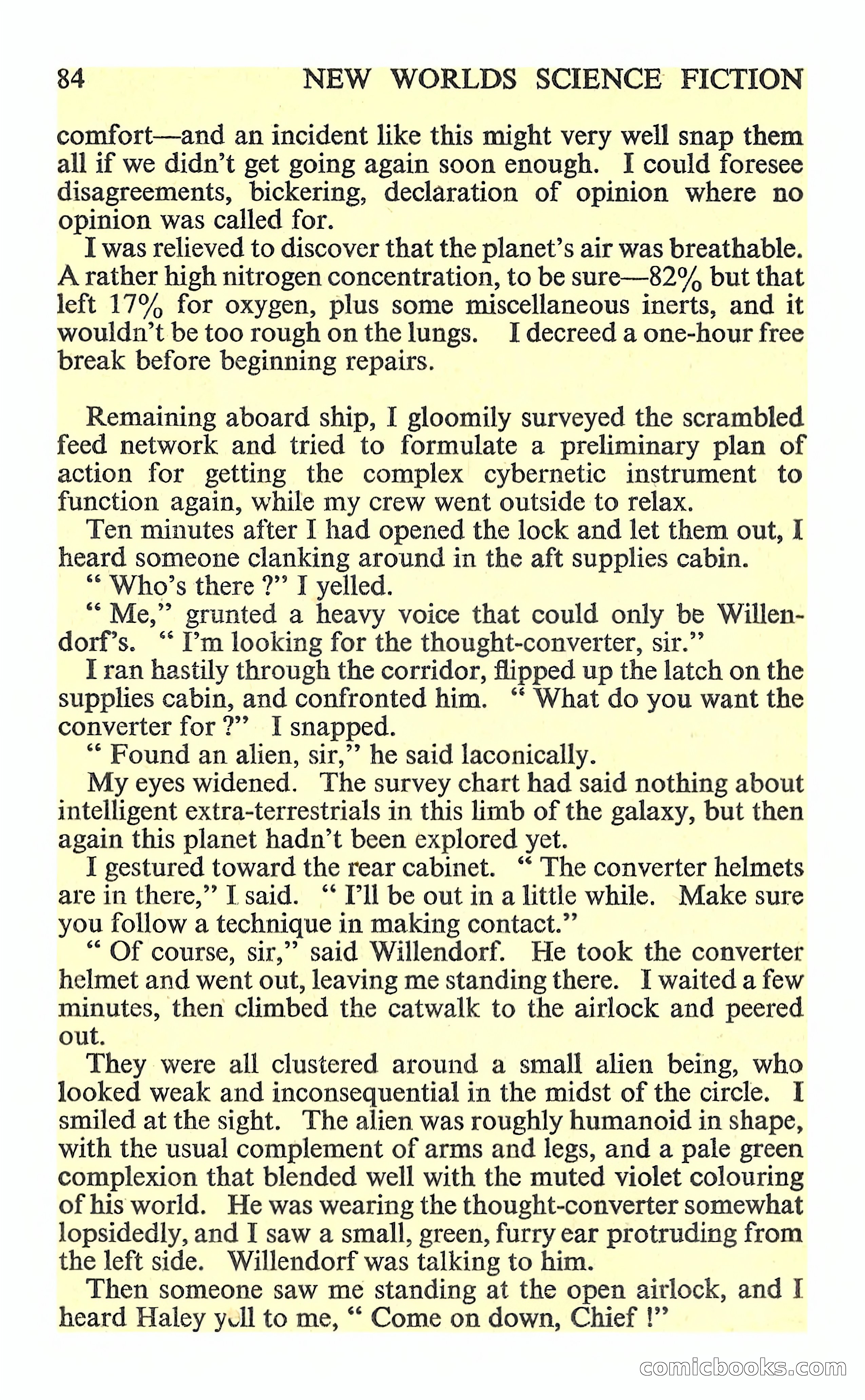 New Worlds Science Fiction No. 85 — page 86 of 132