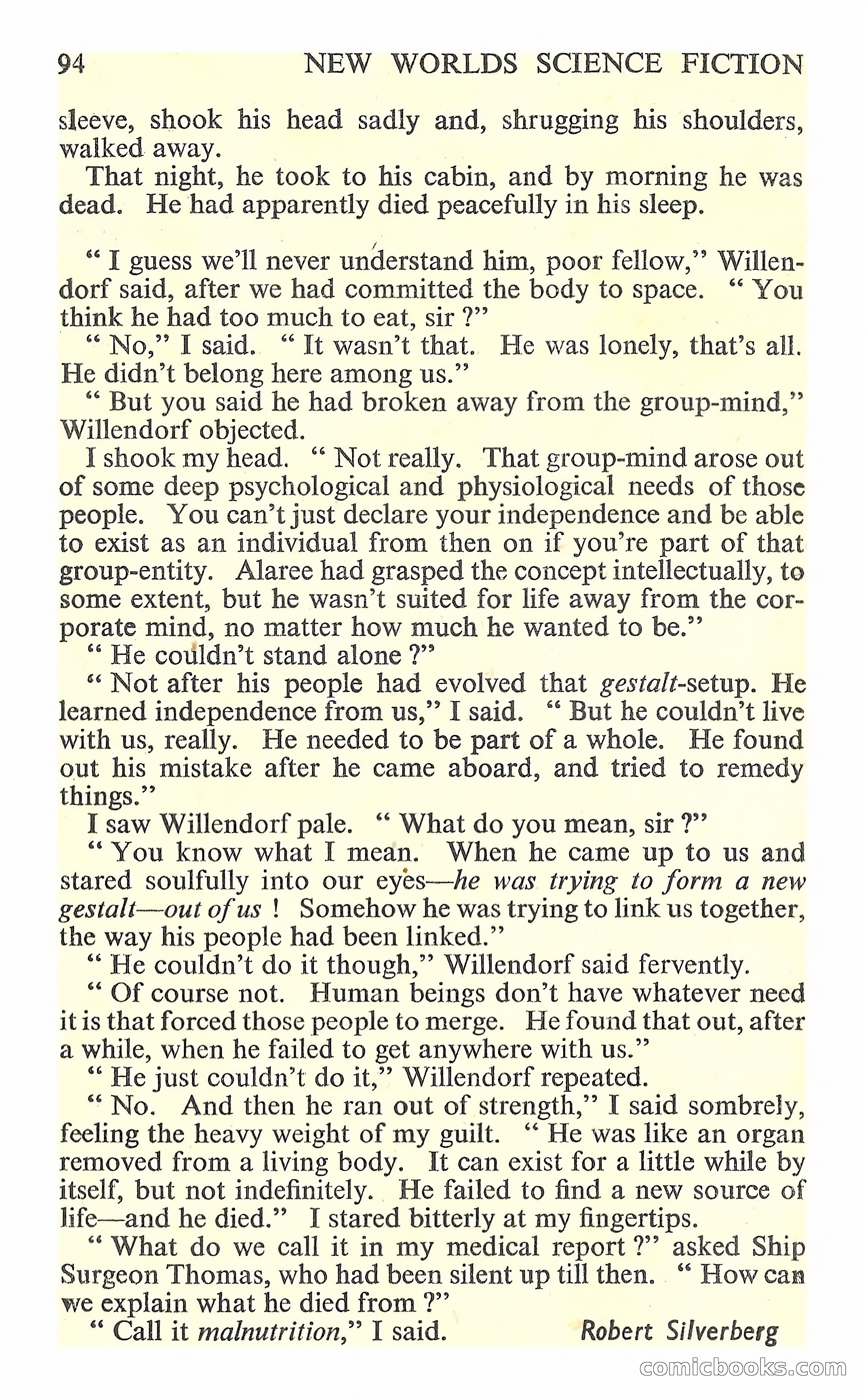 New Worlds Science Fiction No. 85 — page 96 of 132