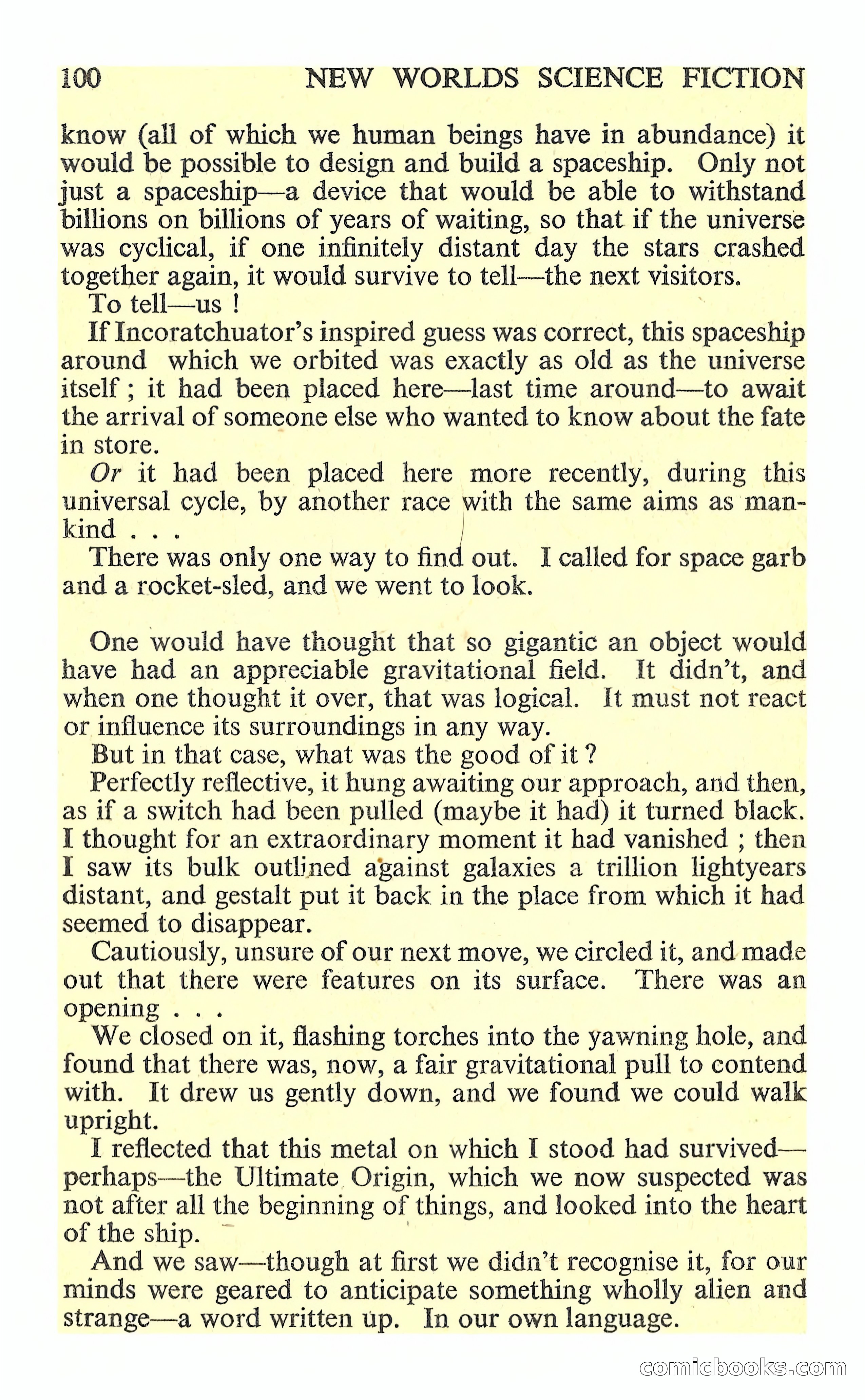 New Worlds Science Fiction No. 85 — page 102 of 132