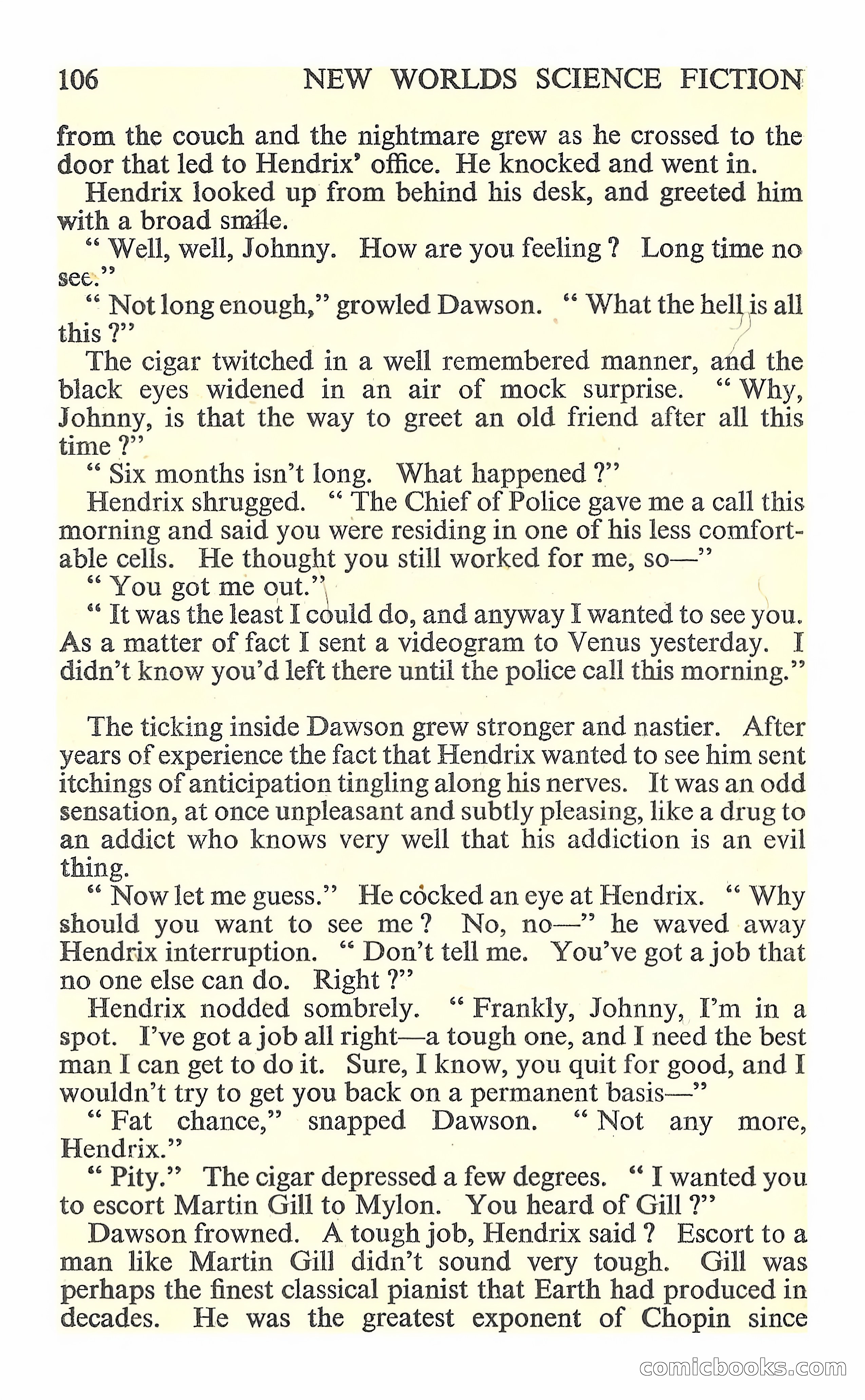 New Worlds Science Fiction No. 85 — page 108 of 132