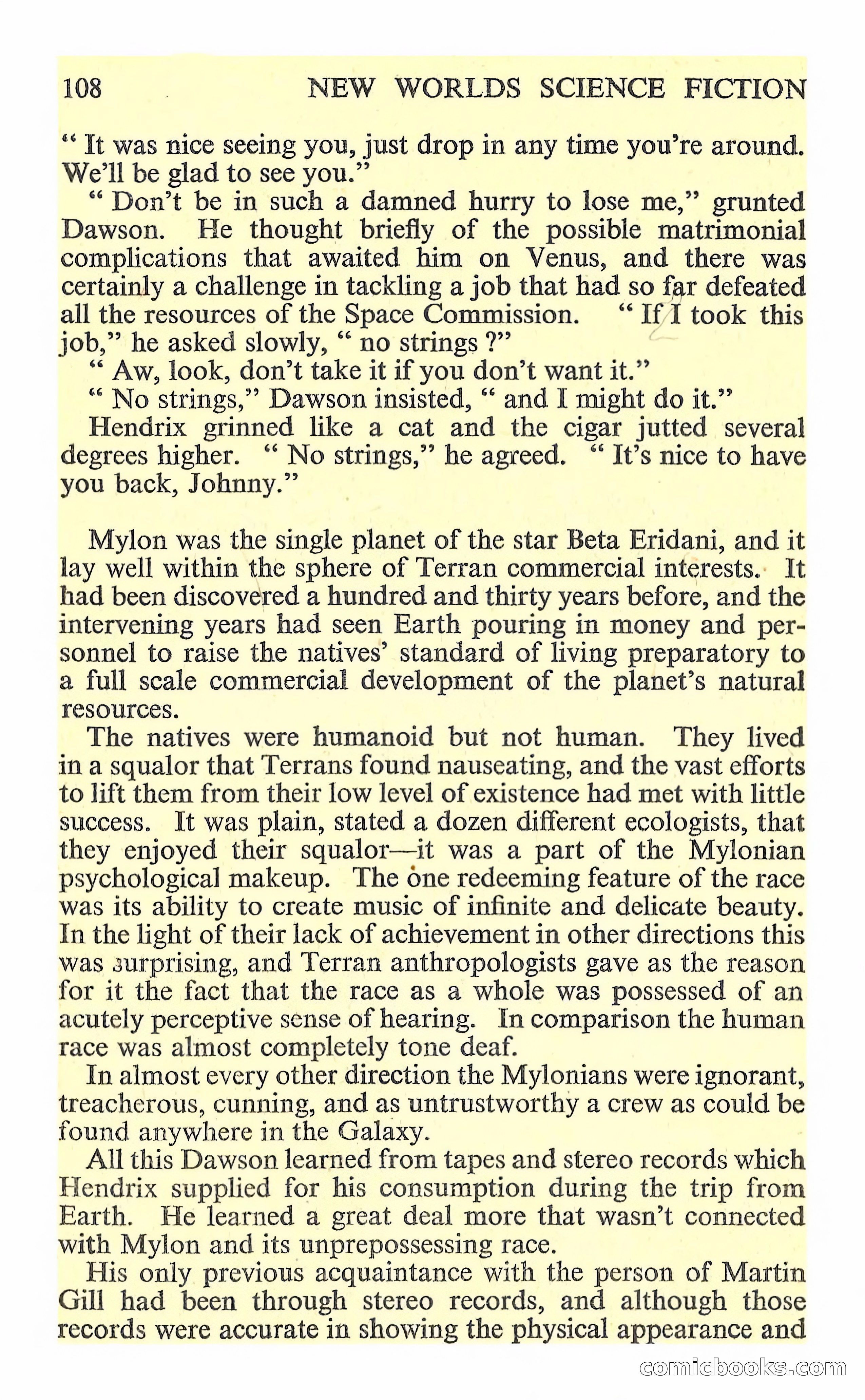 New Worlds Science Fiction No. 85 — page 110 of 132