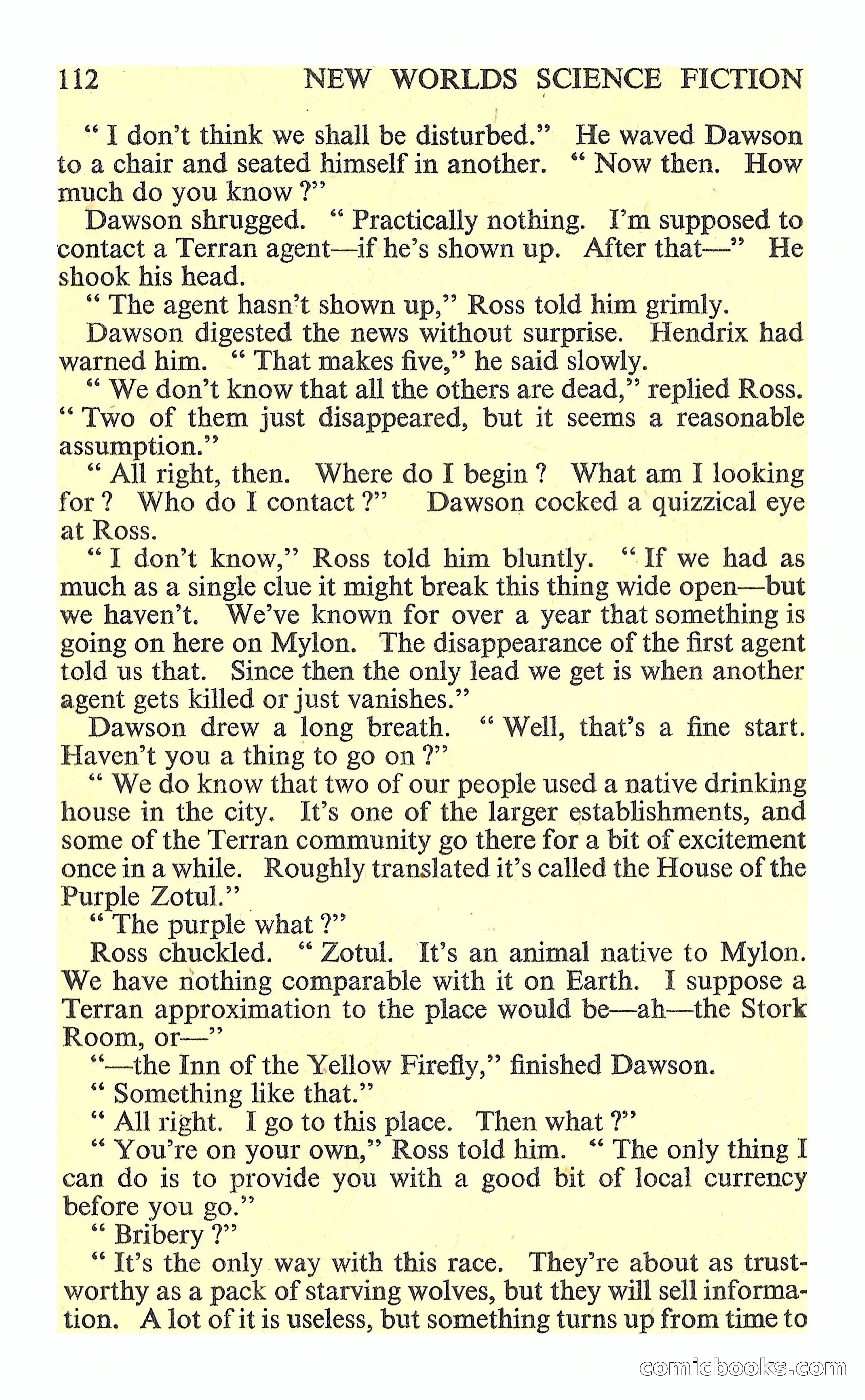 New Worlds Science Fiction No. 85 — page 114 of 132