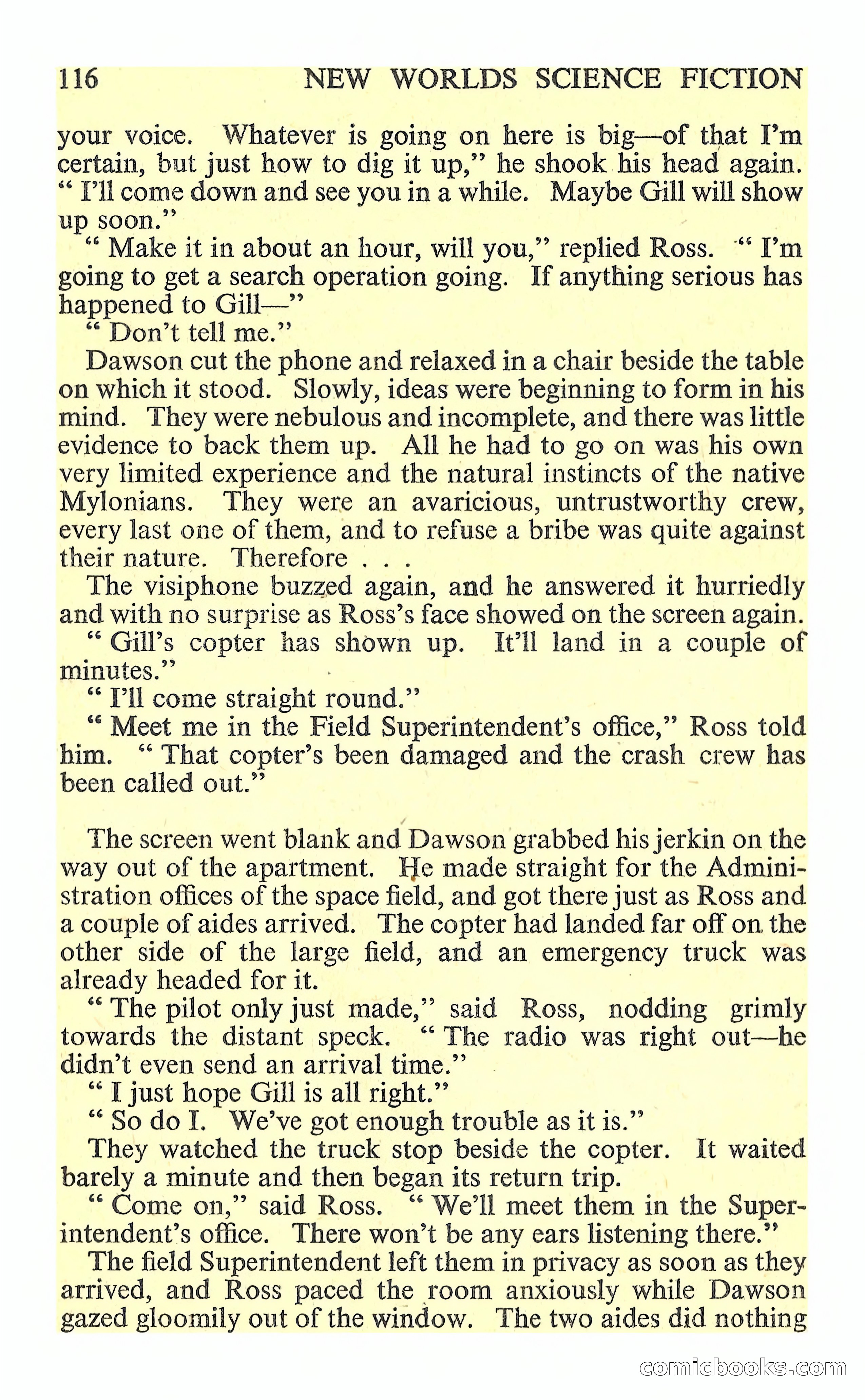 New Worlds Science Fiction No. 85 — page 118 of 132