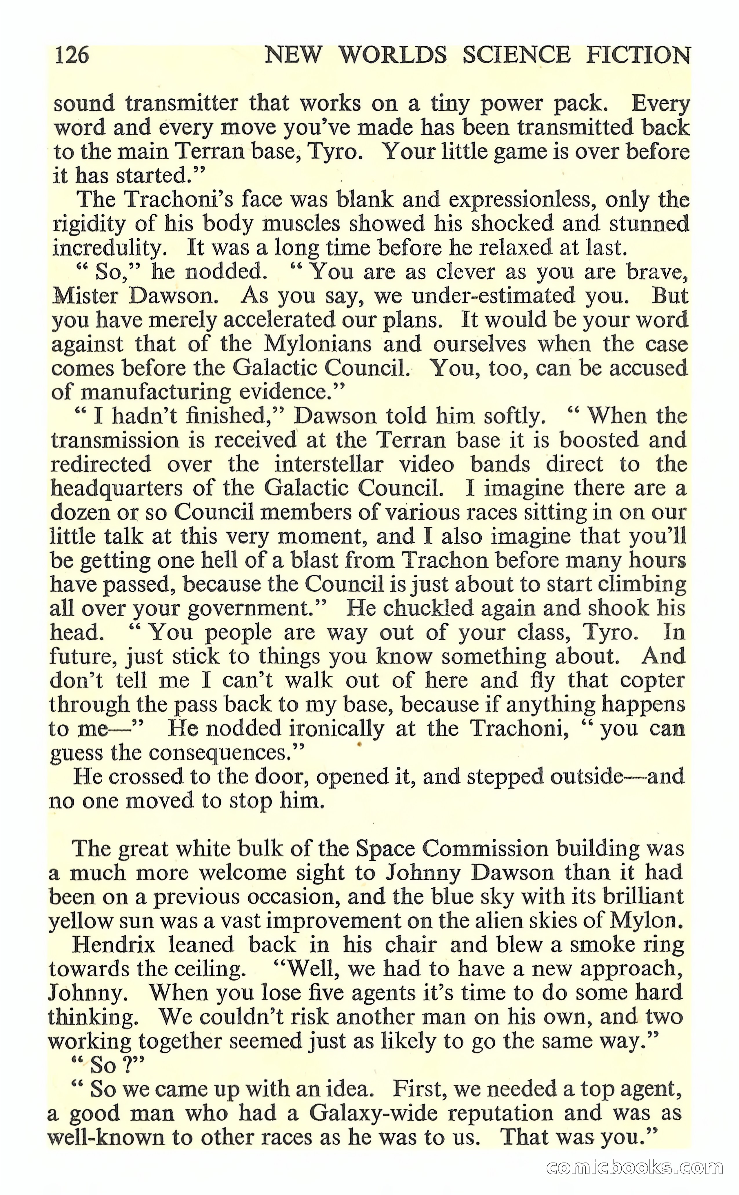 New Worlds Science Fiction No. 85 — page 128 of 132