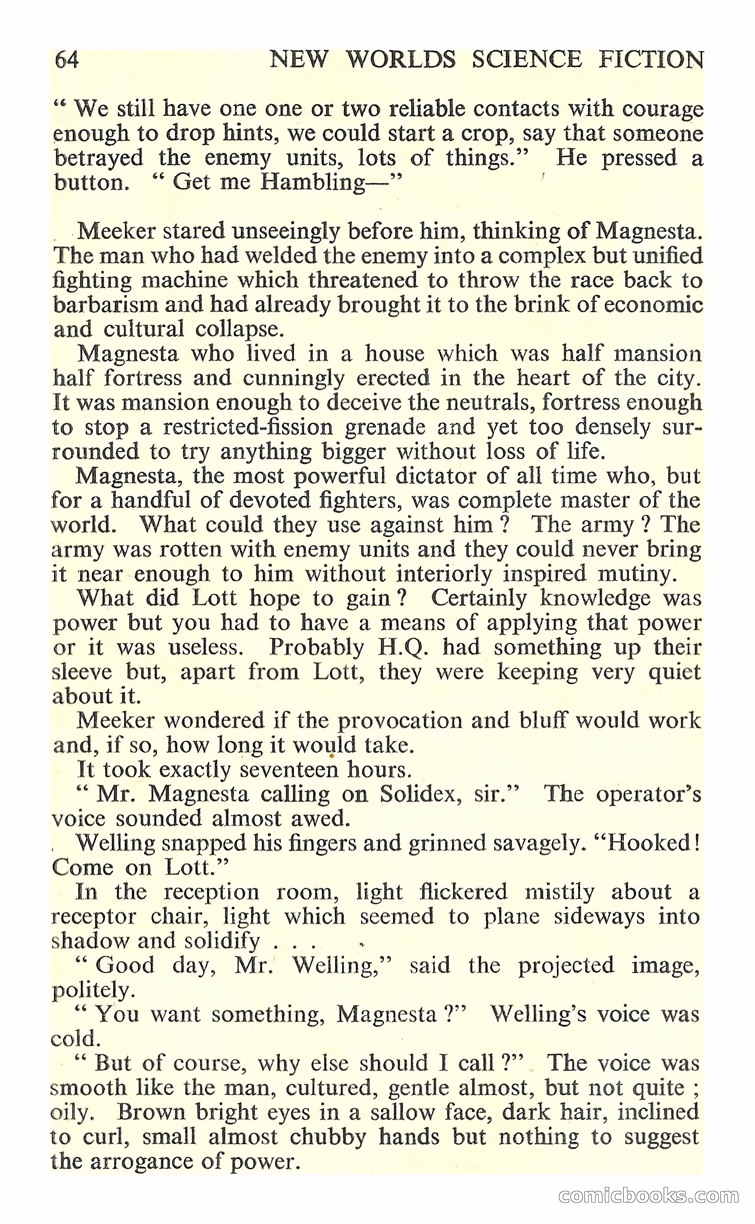 New Worlds Science Fiction No. 86 — page 66 of 116