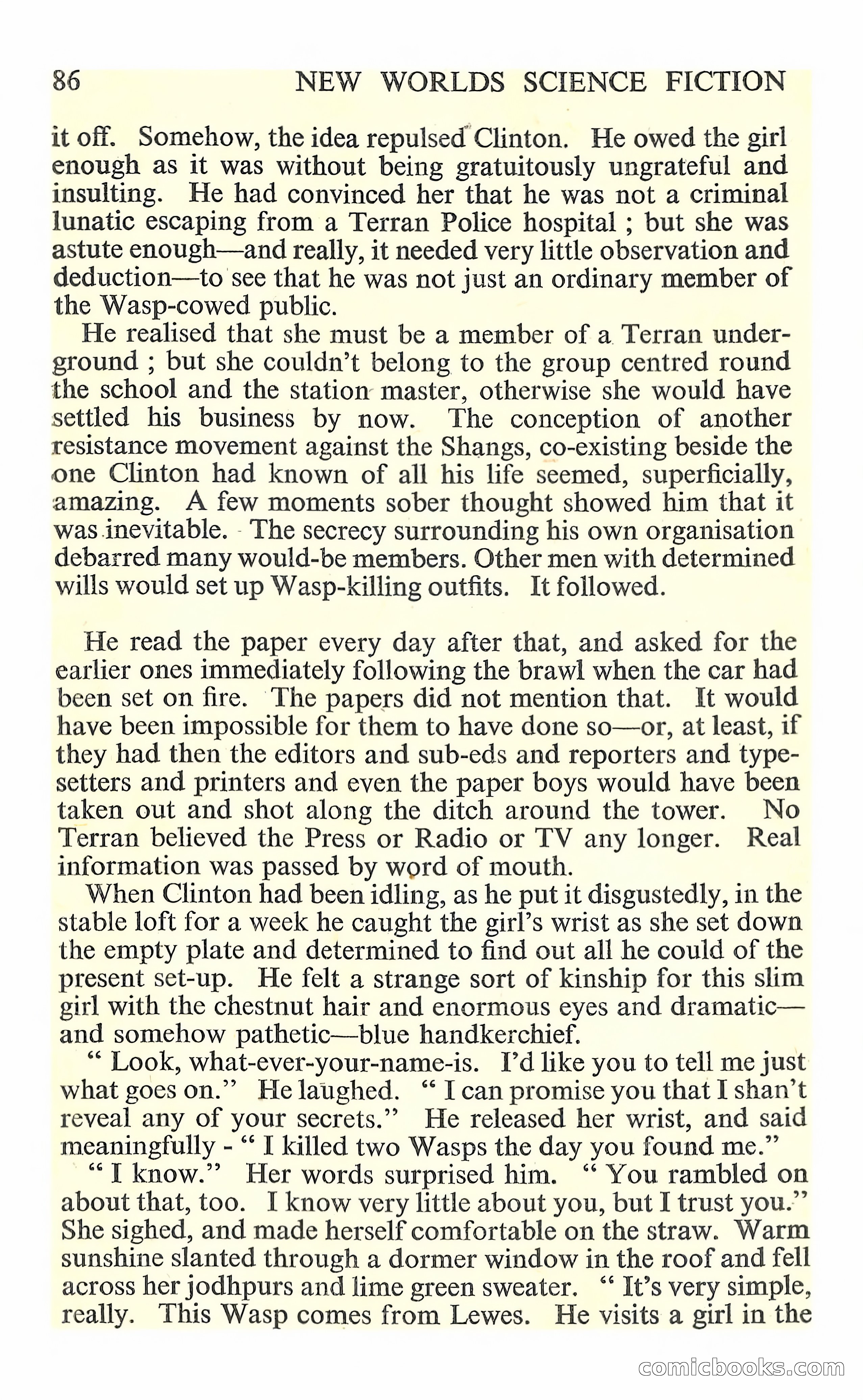 New Worlds Science Fiction No. 86 — page 88 of 116