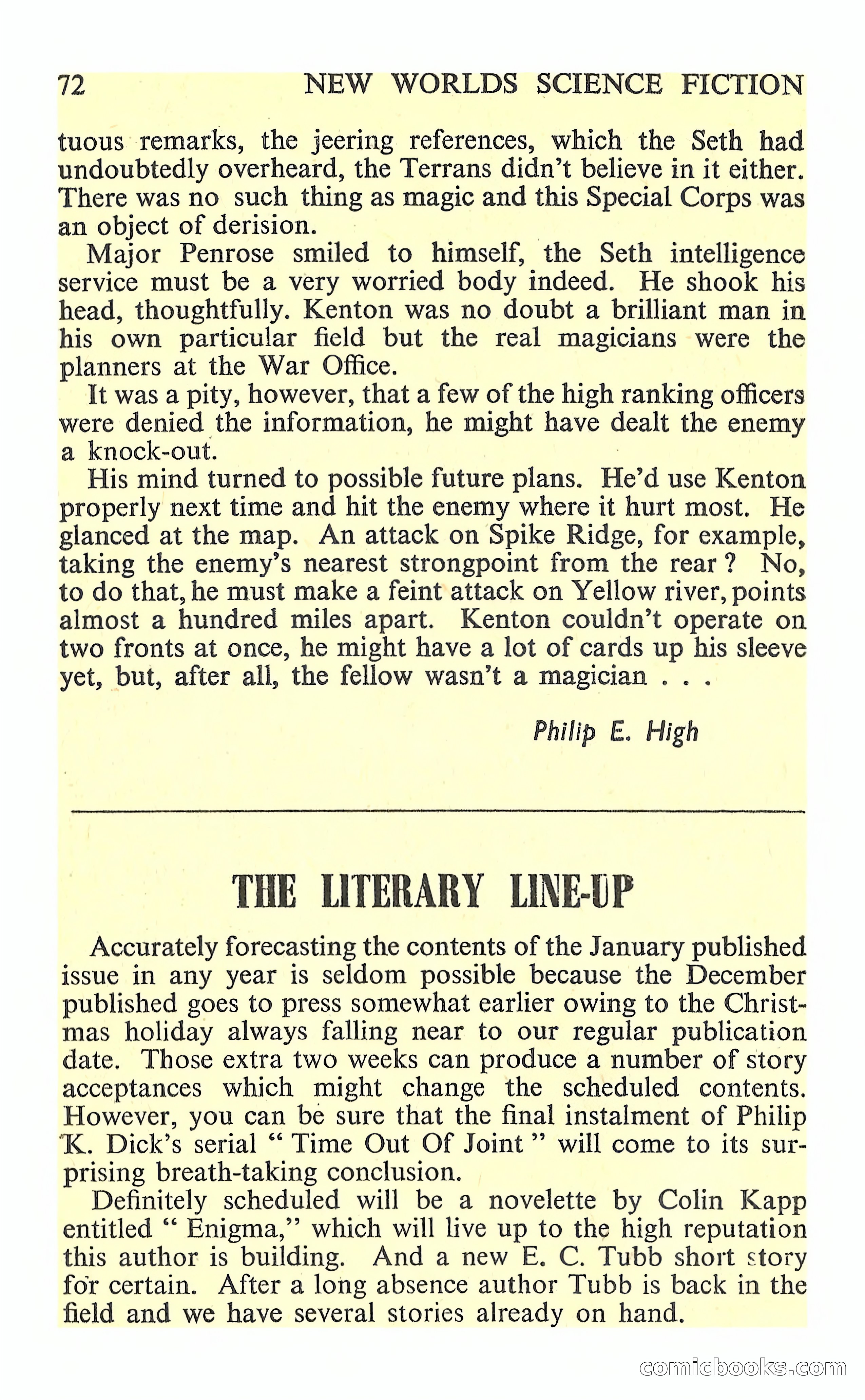 New Worlds Science Fiction No. 90 — page 74 of 132