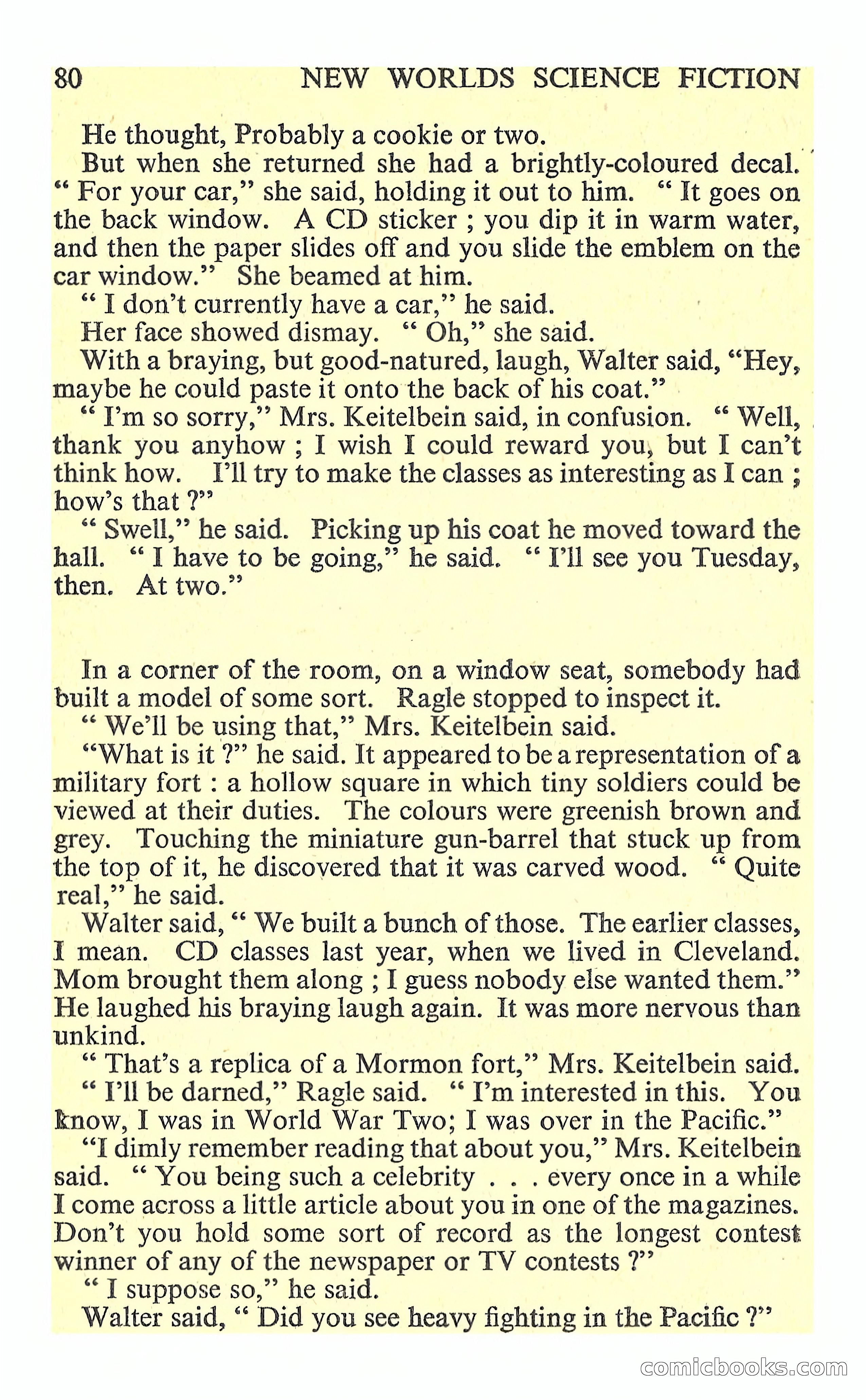 New Worlds Science Fiction No. 90 — page 82 of 132