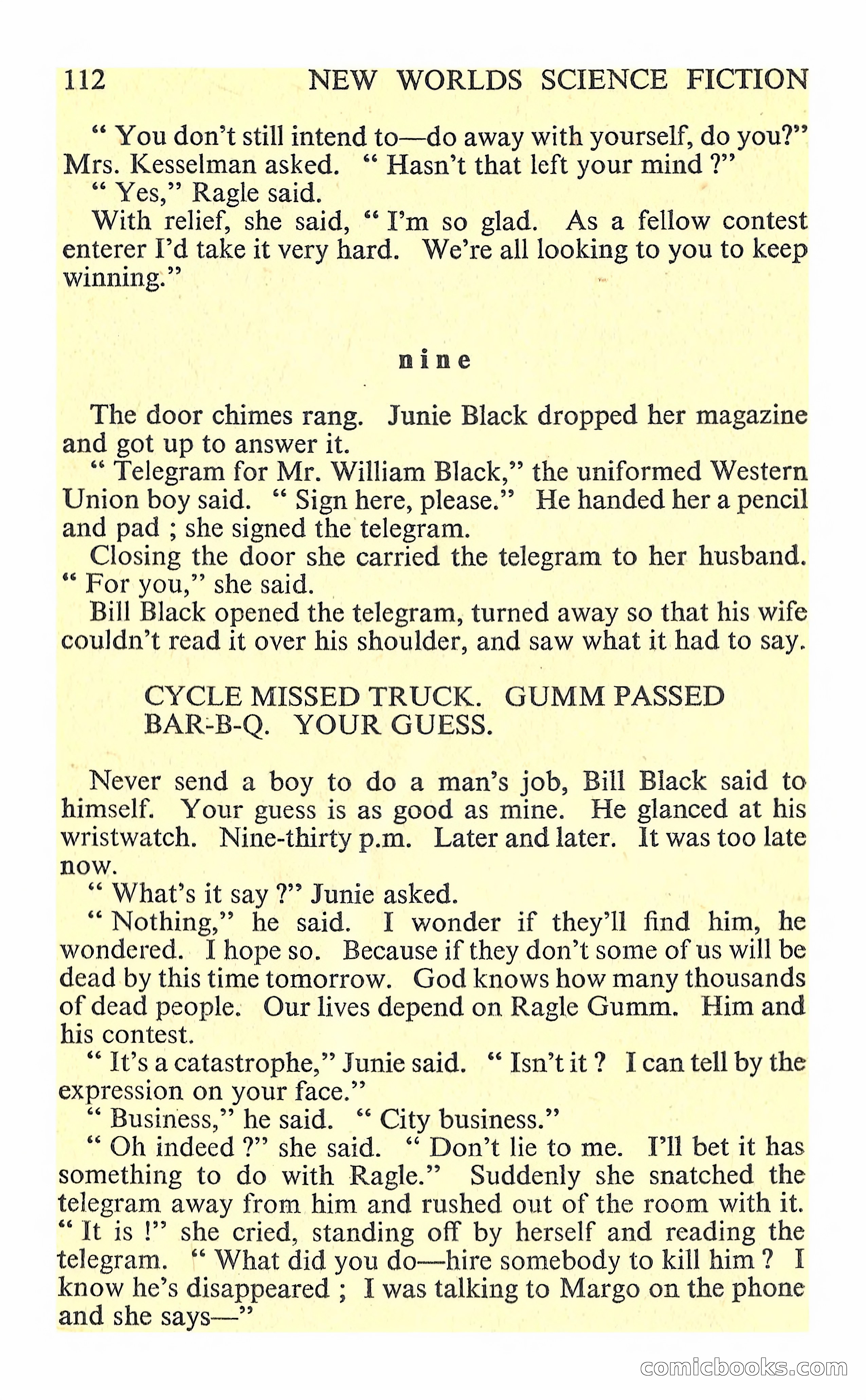 New Worlds Science Fiction No. 90 — page 114 of 132