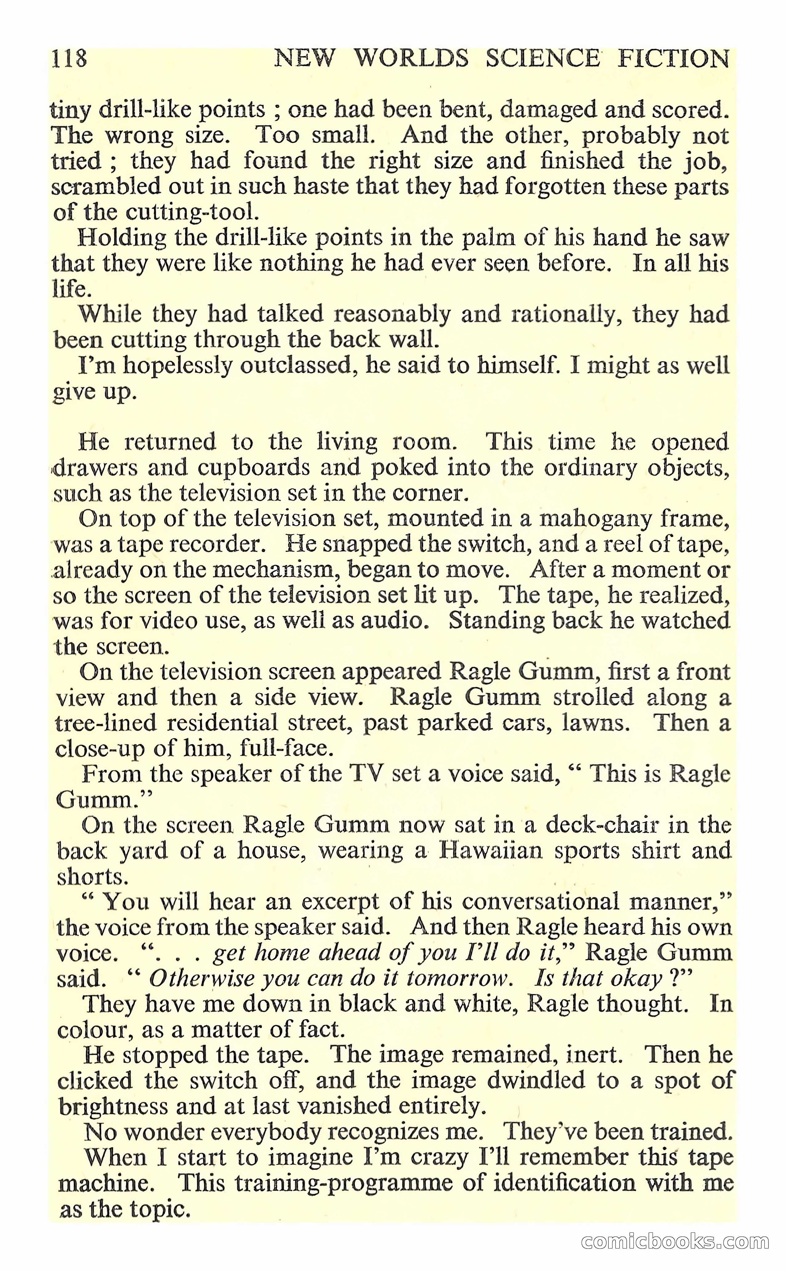 New Worlds Science Fiction No. 90 — page 120 of 132