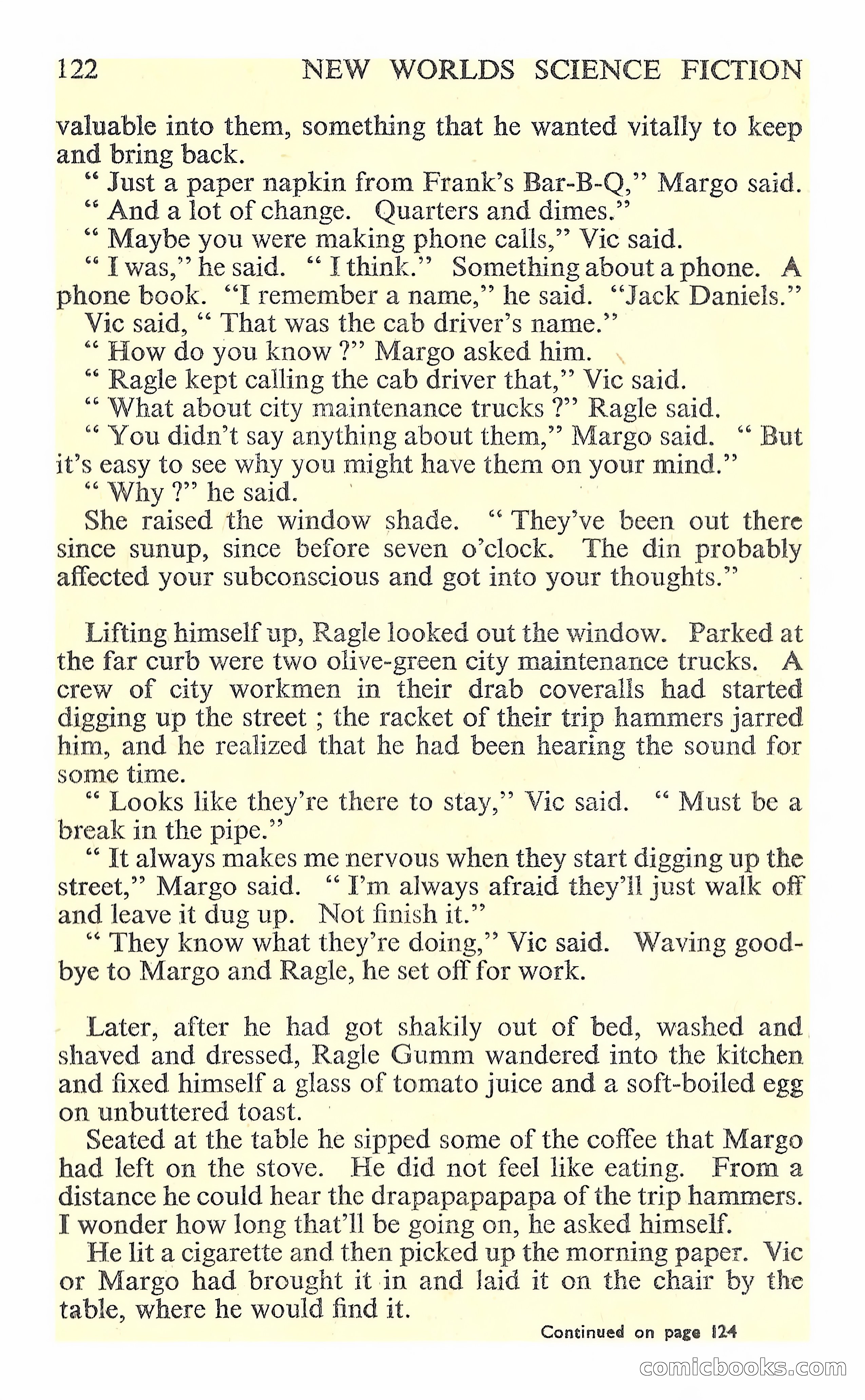New Worlds Science Fiction No. 90 — page 124 of 132