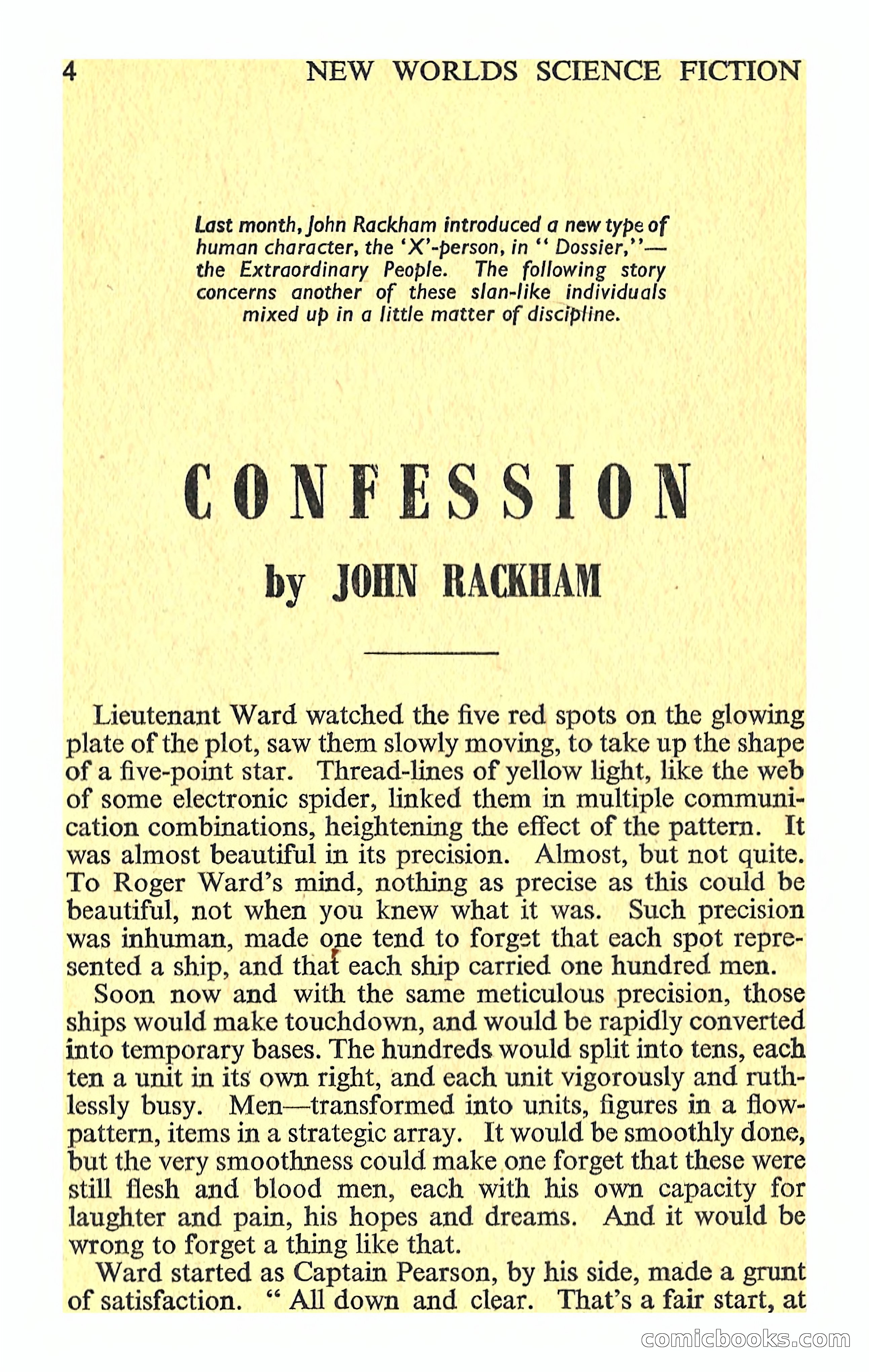 New Worlds Science Fiction, Volume 44, No. 130 — page 6 of 132