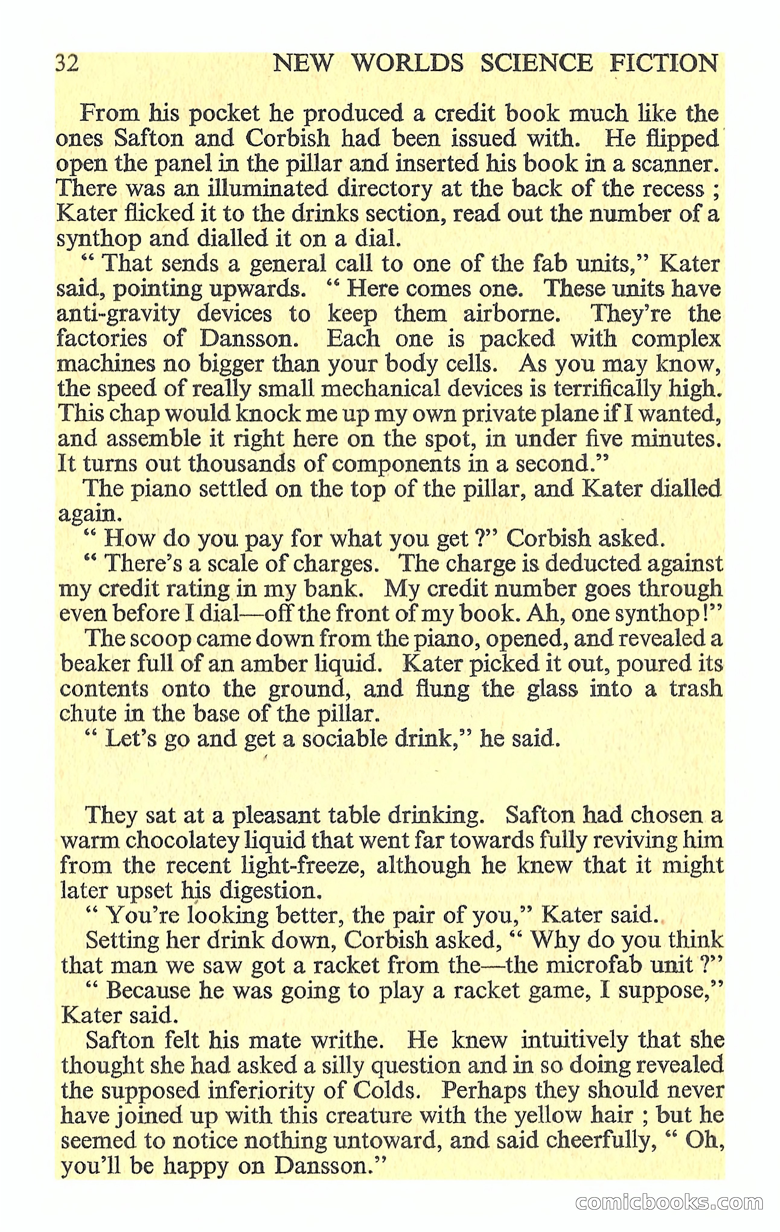 New Worlds Science Fiction, Volume 44, No. 130 — page 34 of 132