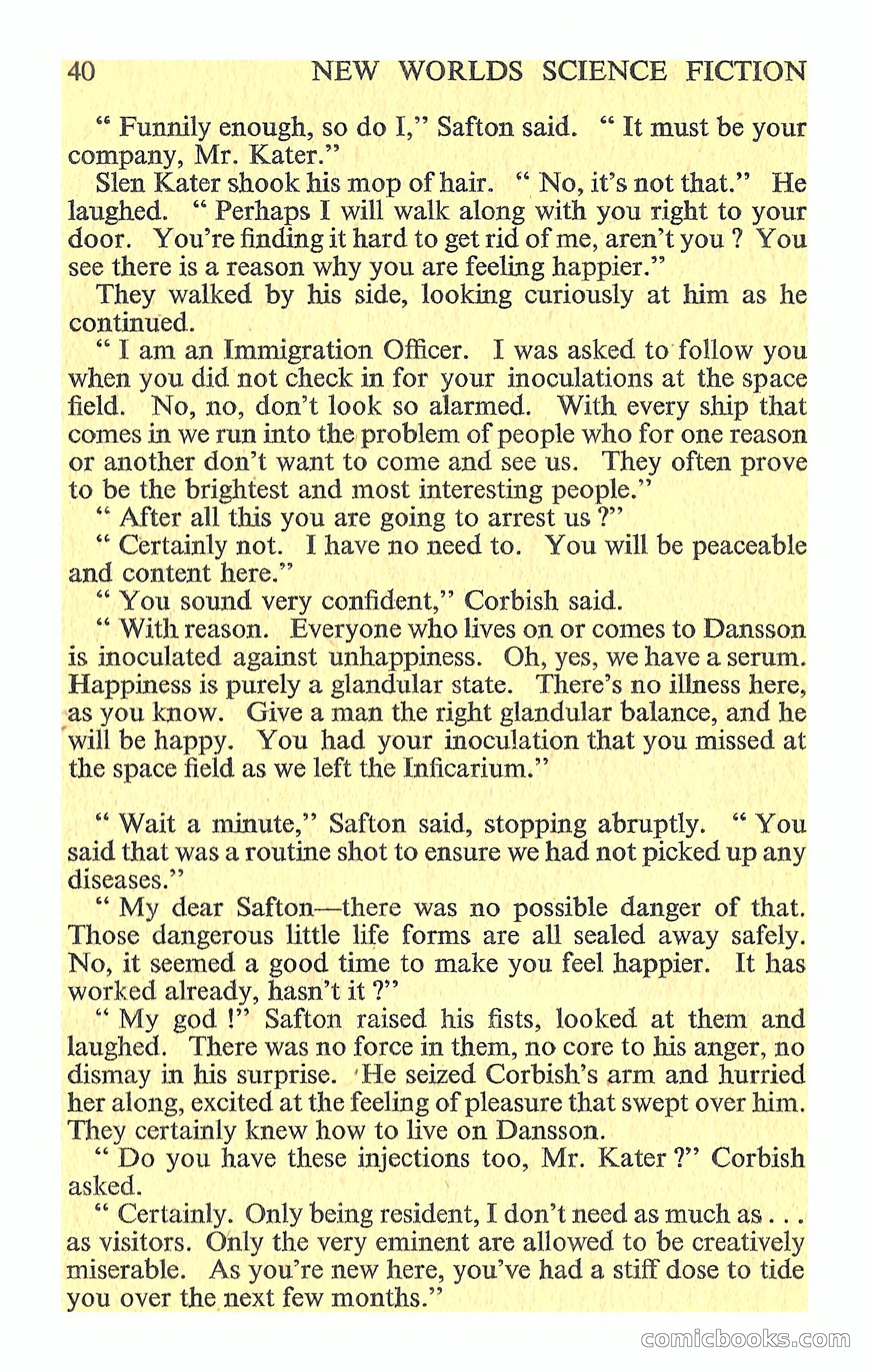 New Worlds Science Fiction, Volume 44, No. 130 — page 42 of 132