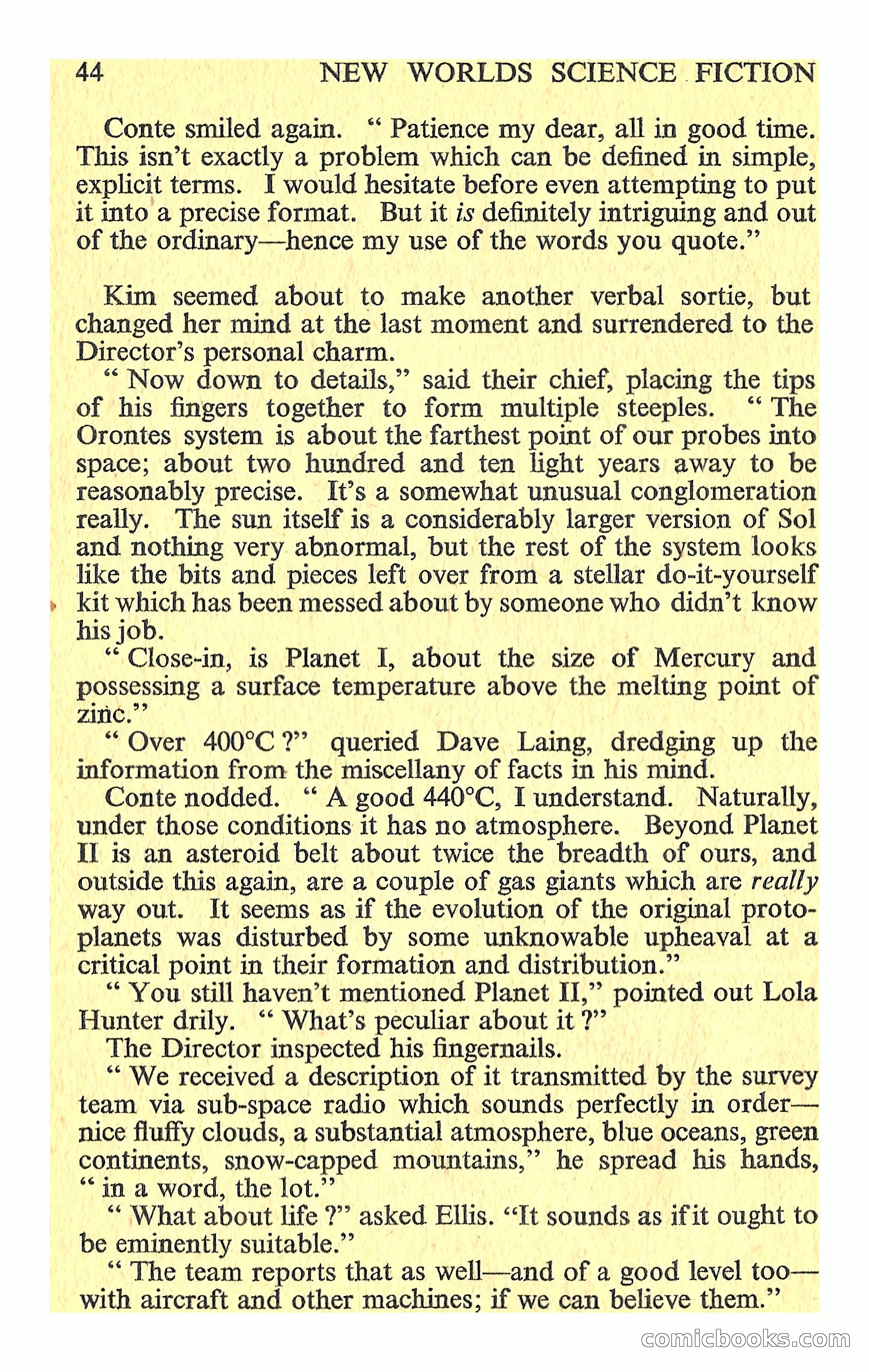 New Worlds Science Fiction, Volume 44, No. 130 — page 46 of 132