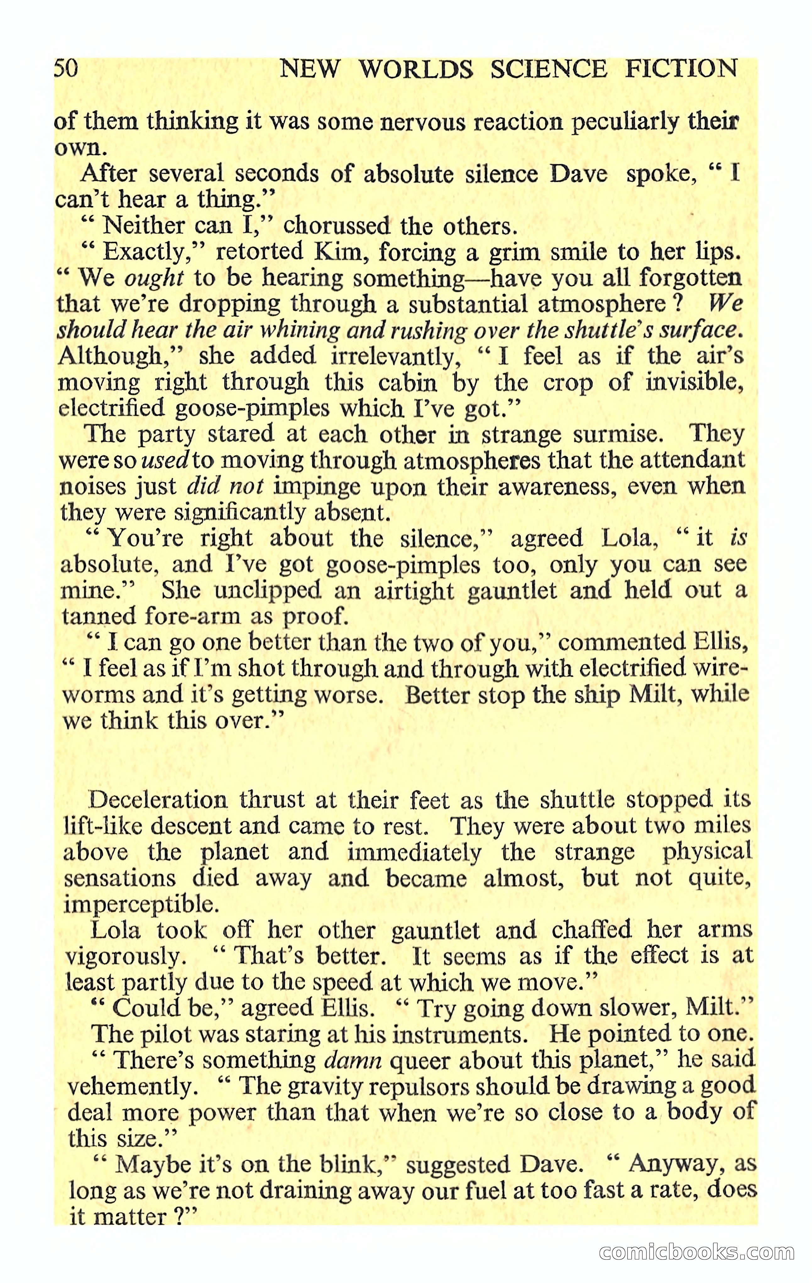 New Worlds Science Fiction, Volume 44, No. 130 — page 52 of 132