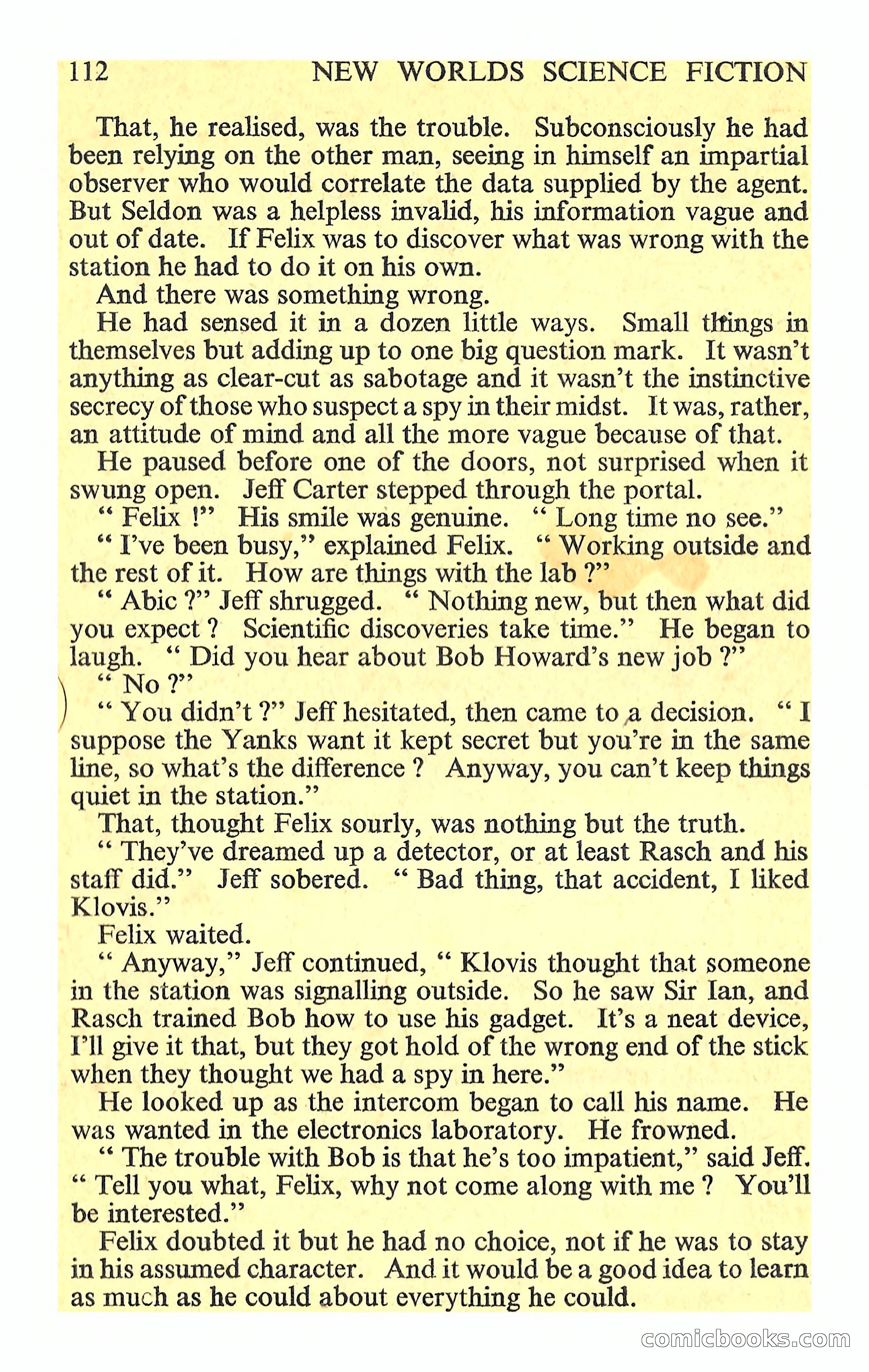 New Worlds Science Fiction, Volume 44, No. 130 — page 114 of 132
