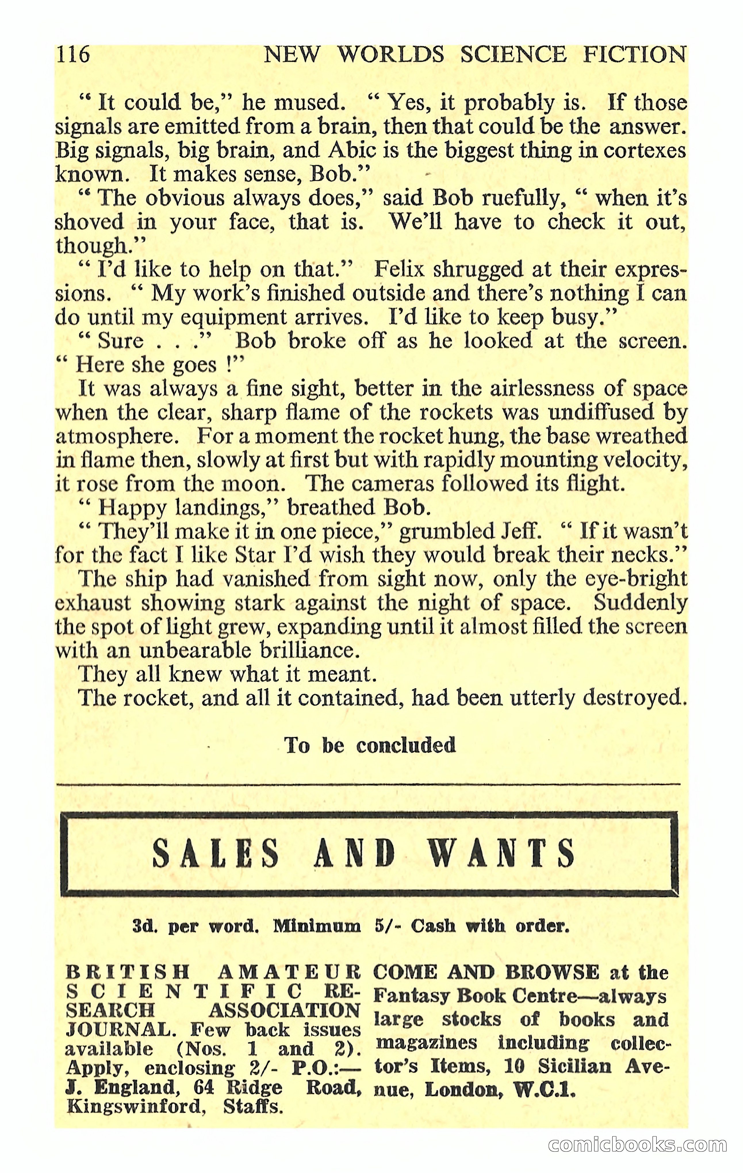 New Worlds Science Fiction, Volume 44, No. 130 — page 118 of 132