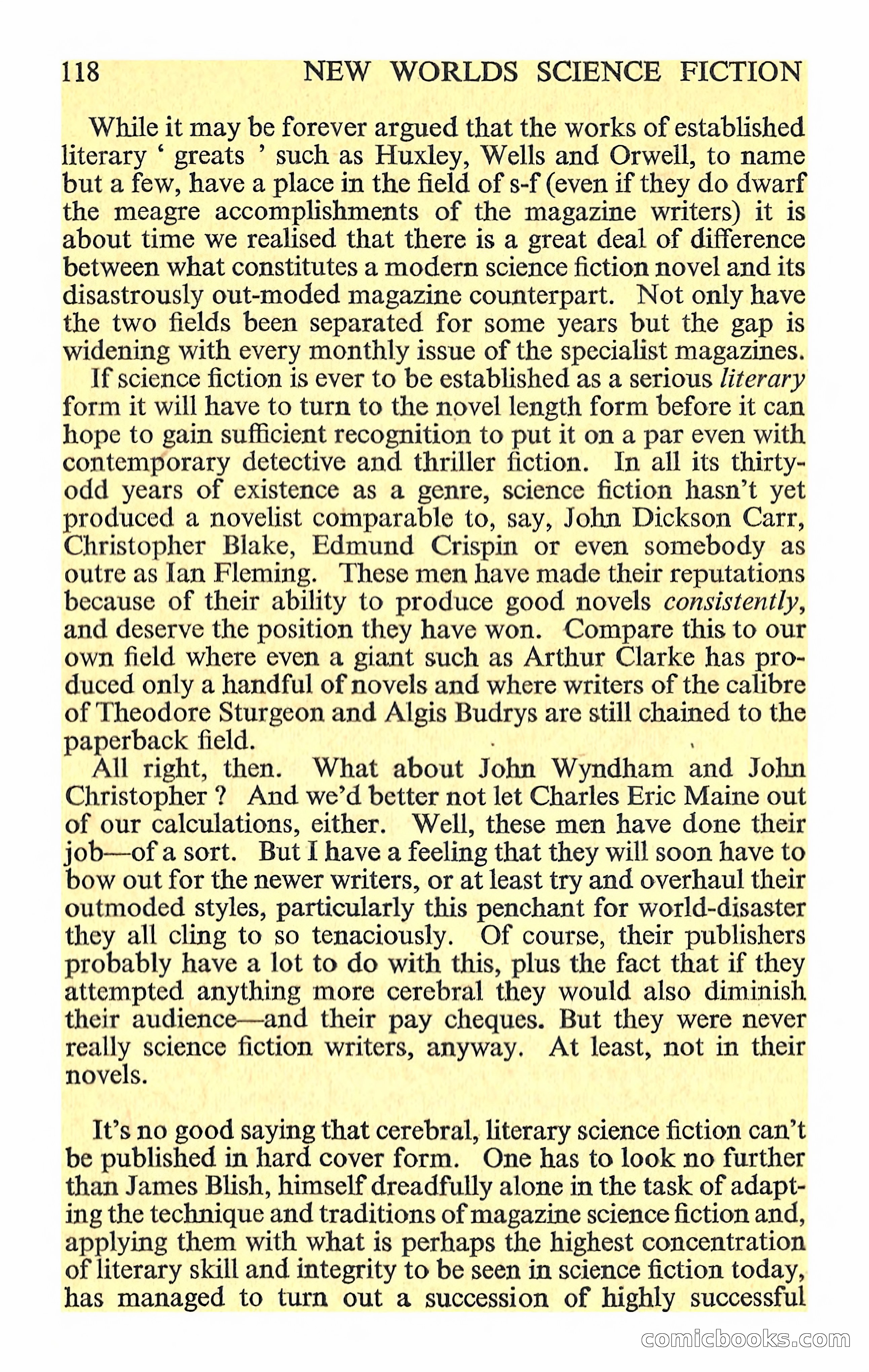 New Worlds Science Fiction, Volume 44, No. 130 — page 120 of 132