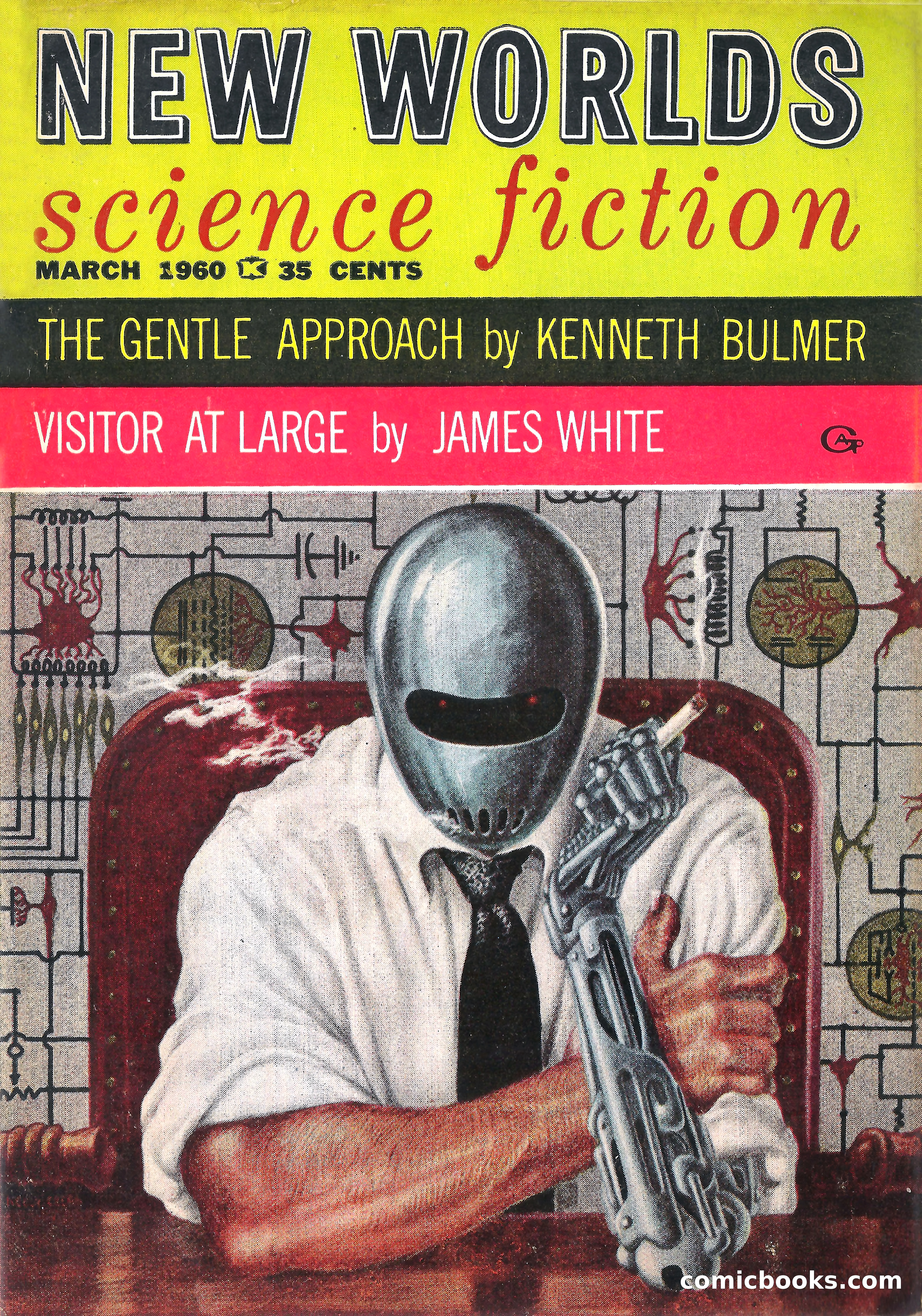 New Worlds Science Fiction, March 1960 — page 1 of 132