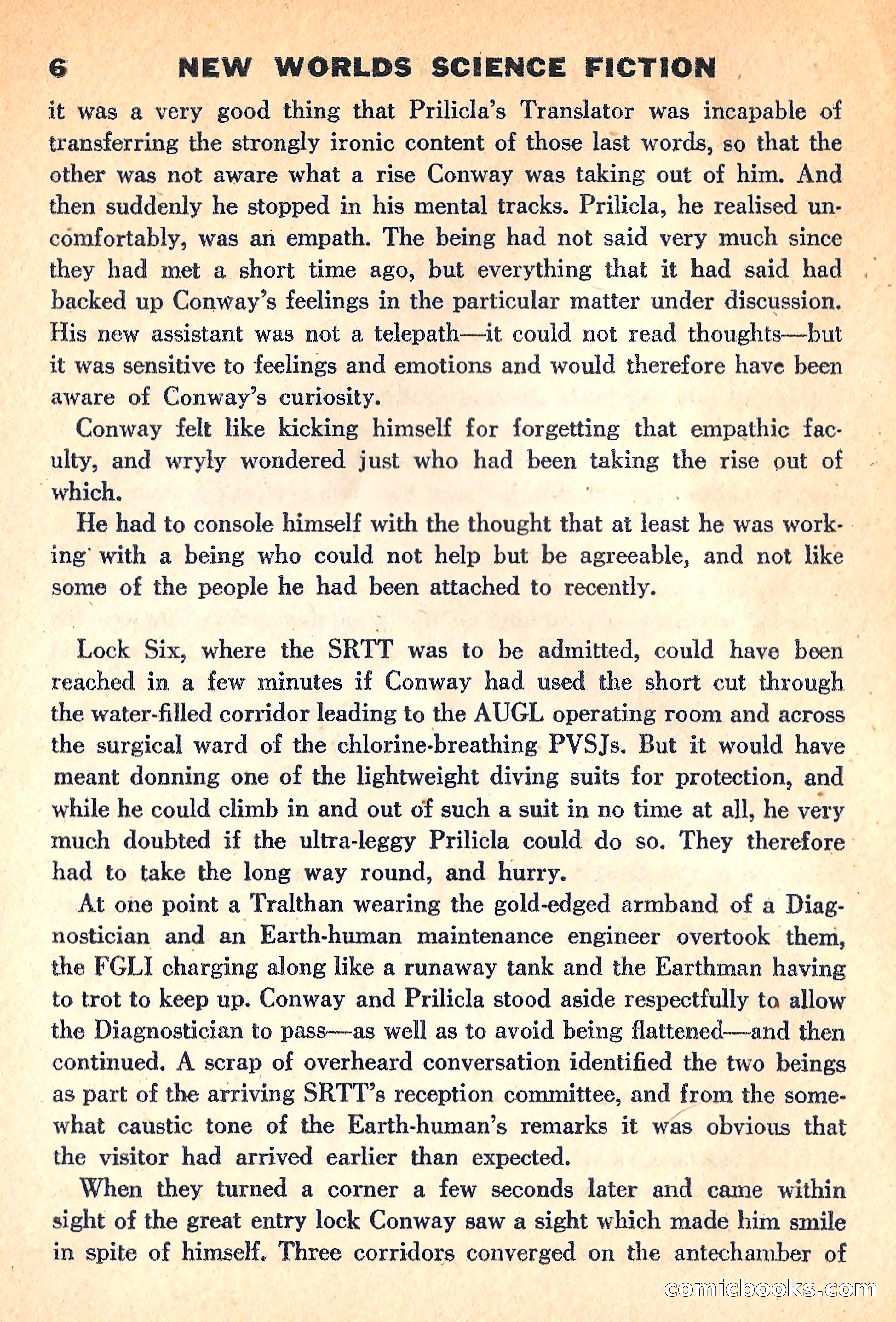 New Worlds Science Fiction, March 1960 — page 8 of 132