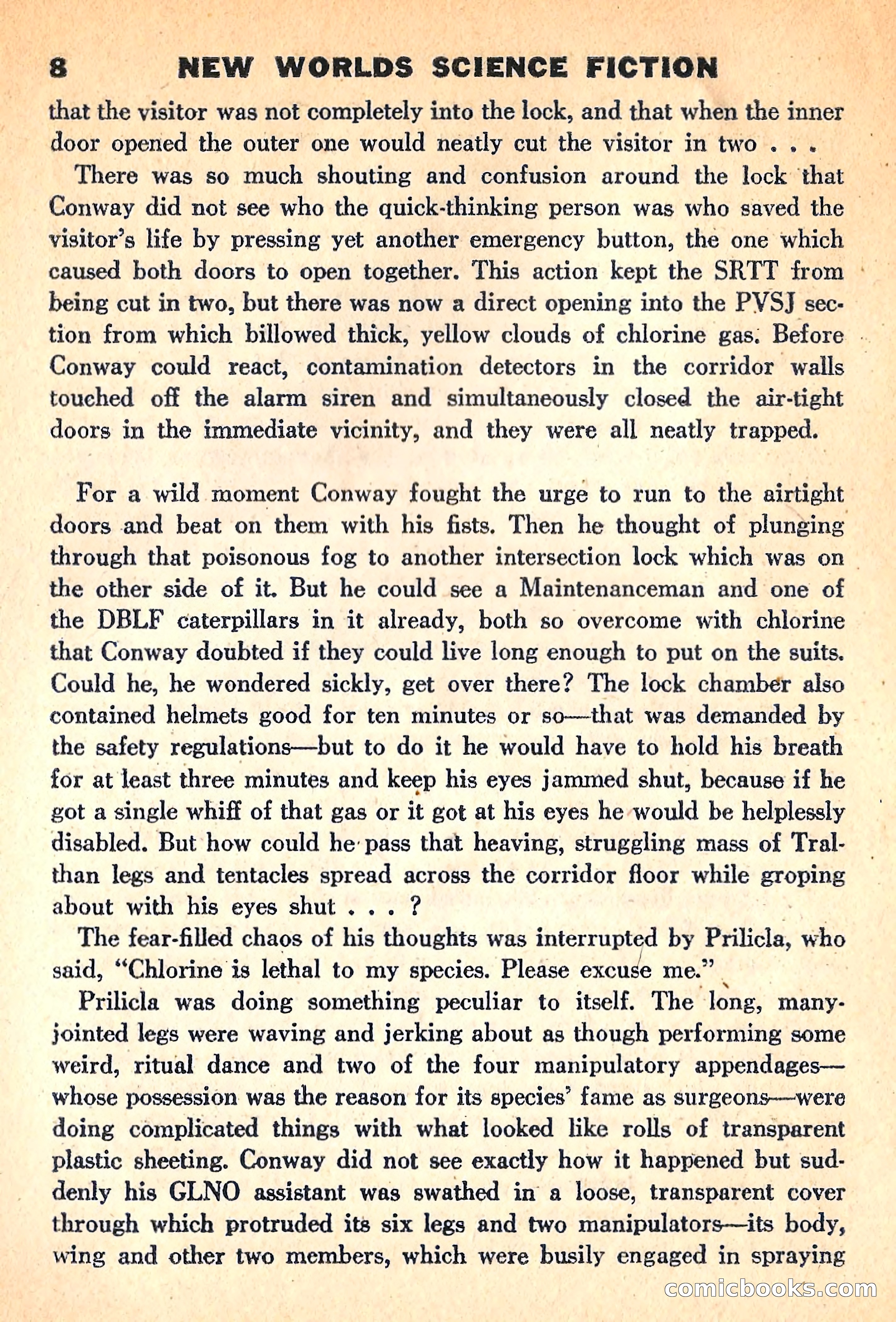 New Worlds Science Fiction, March 1960 — page 10 of 132