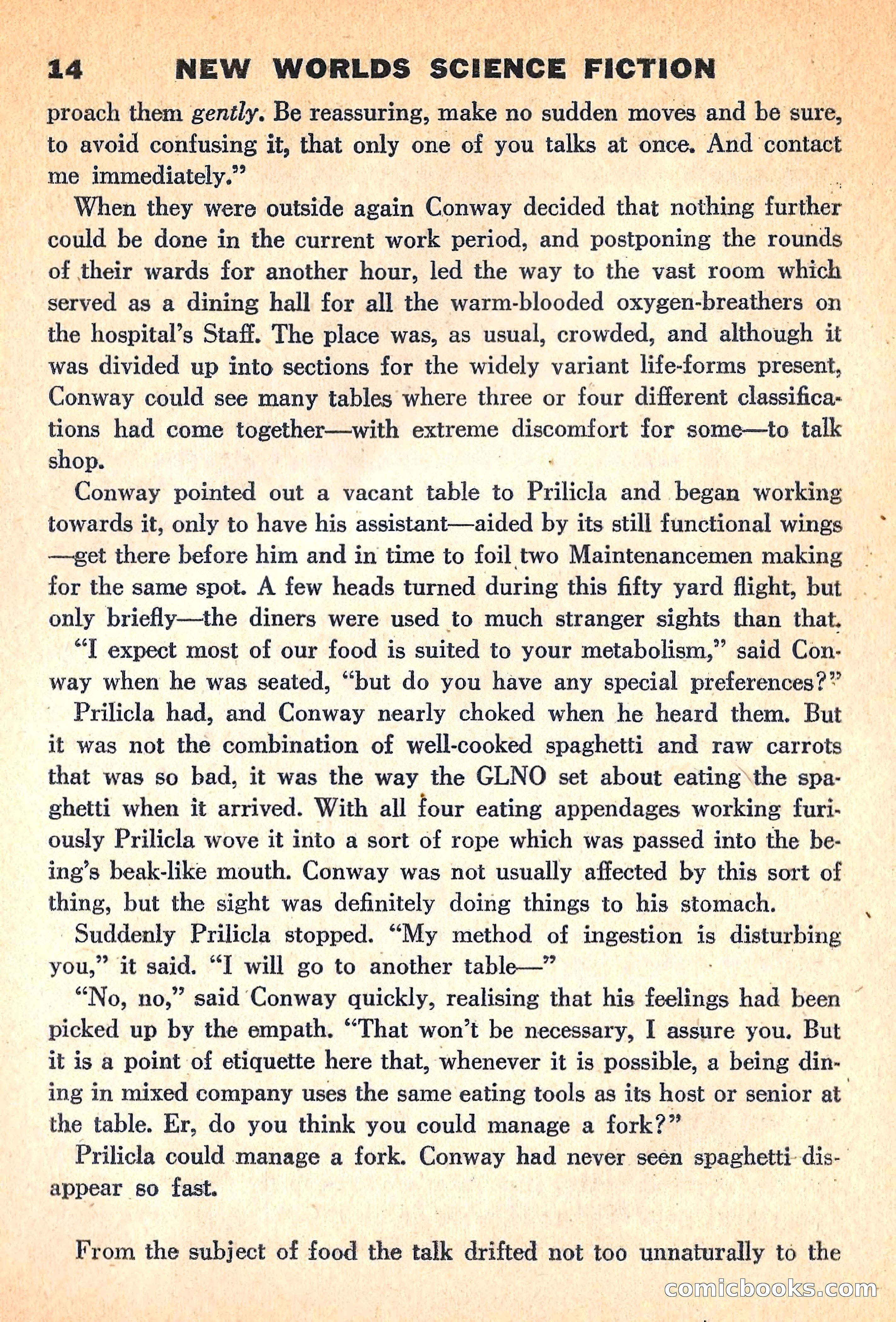 New Worlds Science Fiction, March 1960 — page 16 of 132