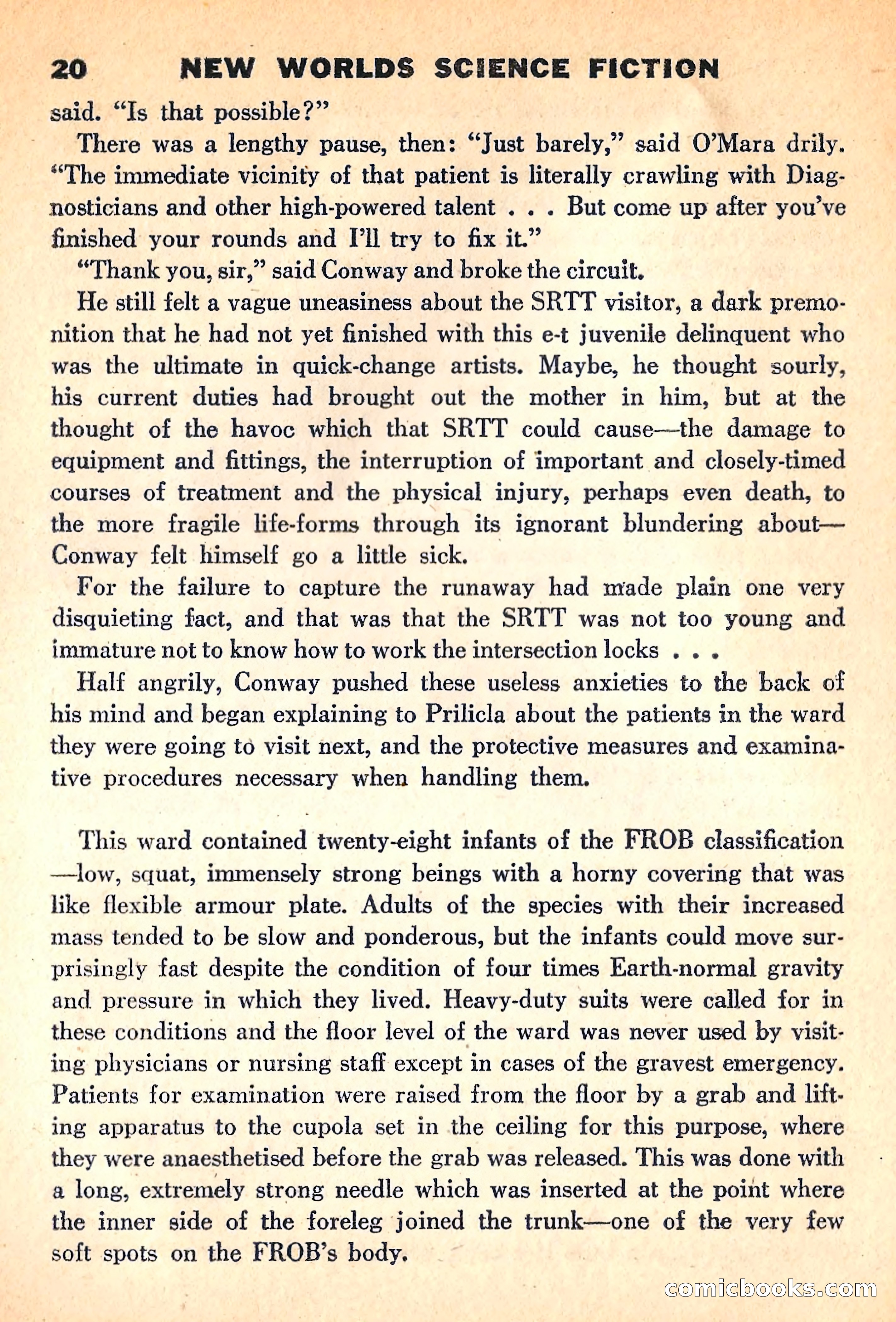 New Worlds Science Fiction, March 1960 — page 22 of 132
