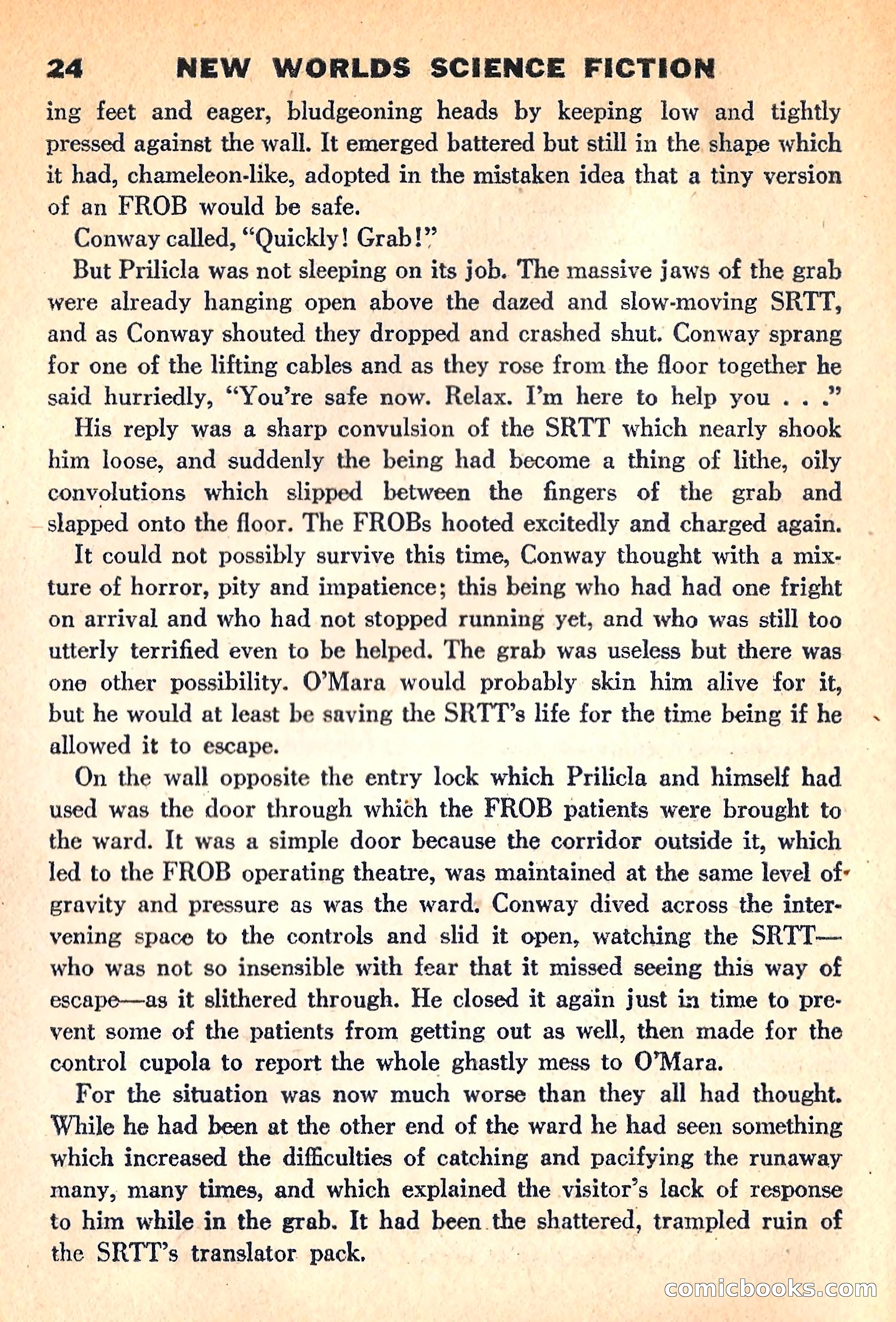 New Worlds Science Fiction, March 1960 — page 26 of 132
