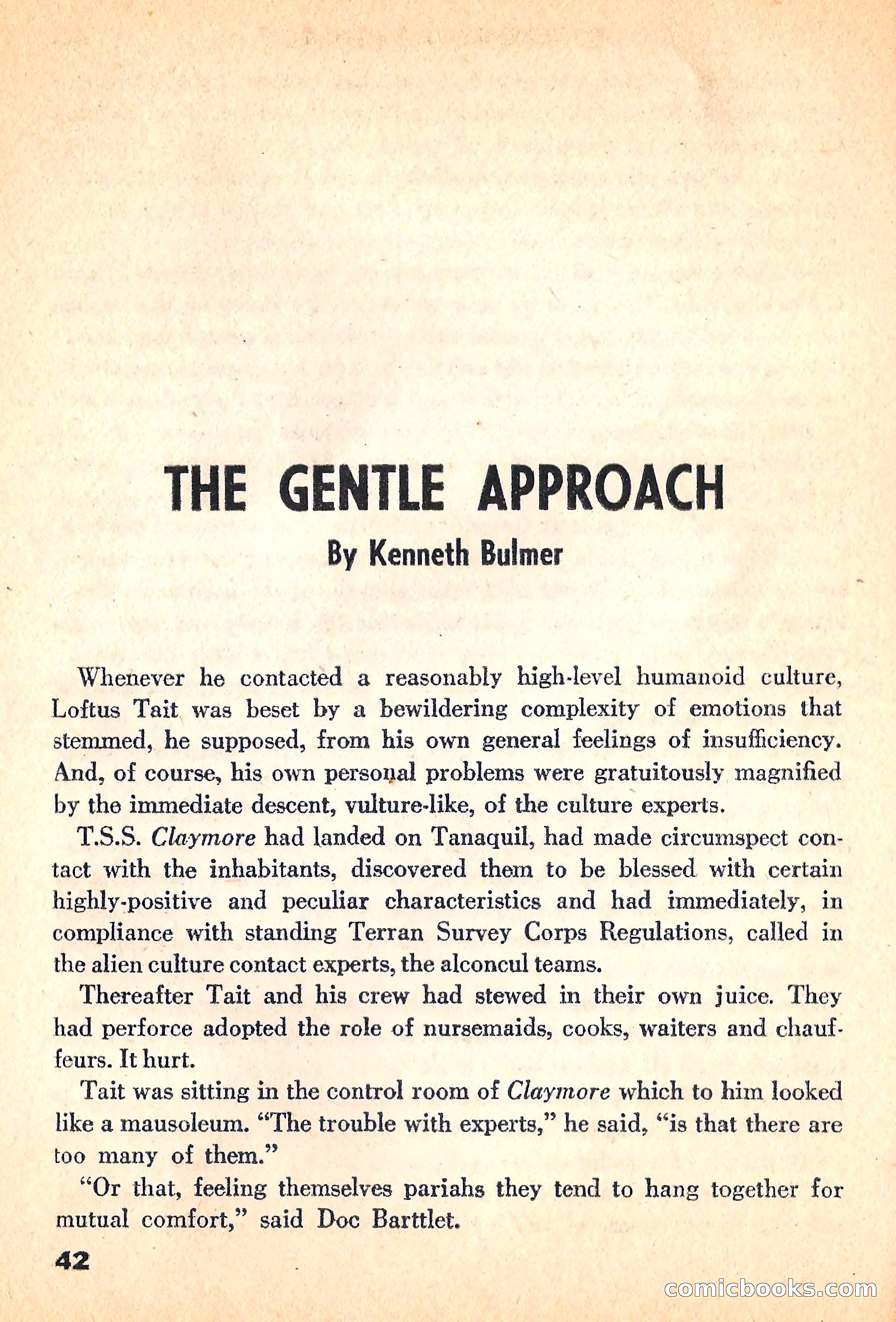 New Worlds Science Fiction, March 1960 — page 44 of 132