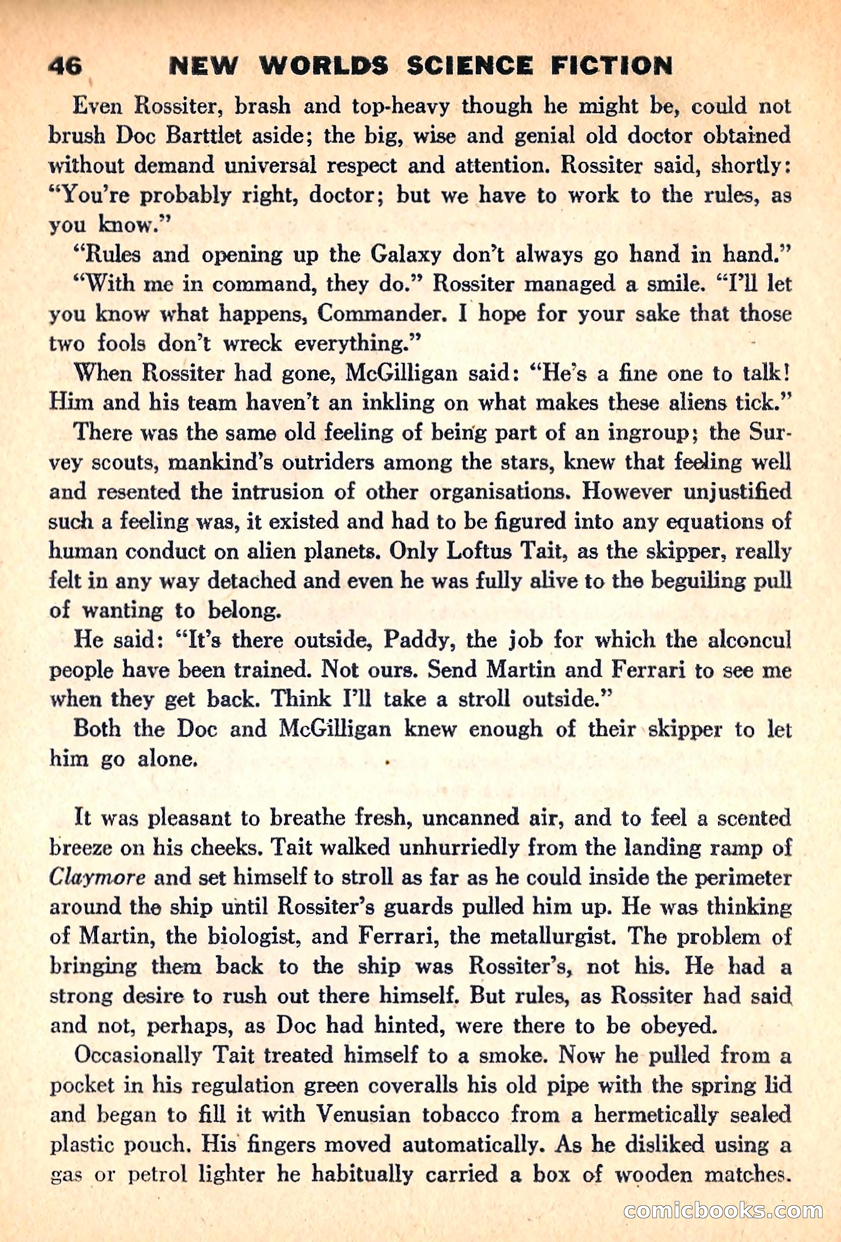 New Worlds Science Fiction, March 1960 — page 48 of 132