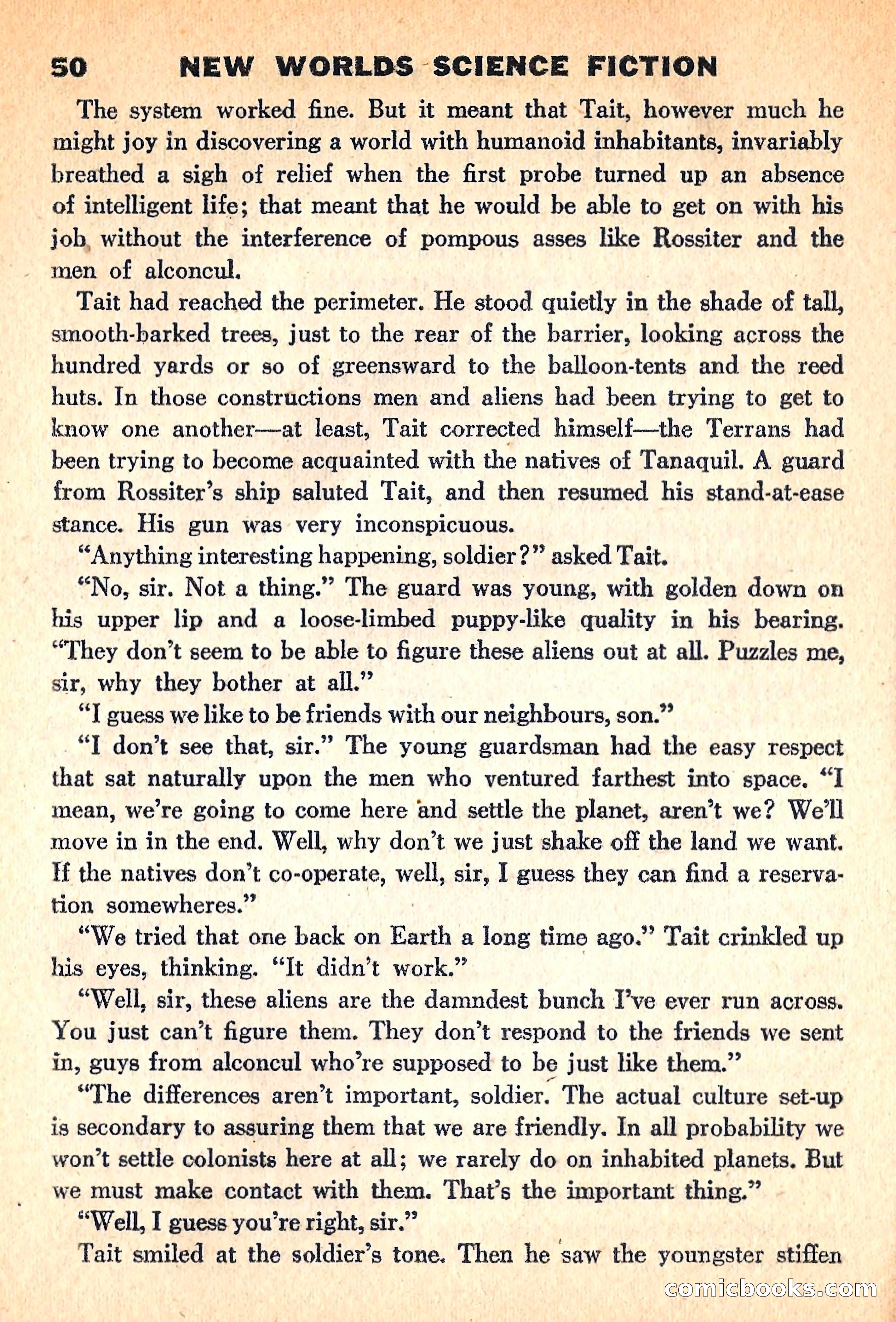 New Worlds Science Fiction, March 1960 — page 52 of 132