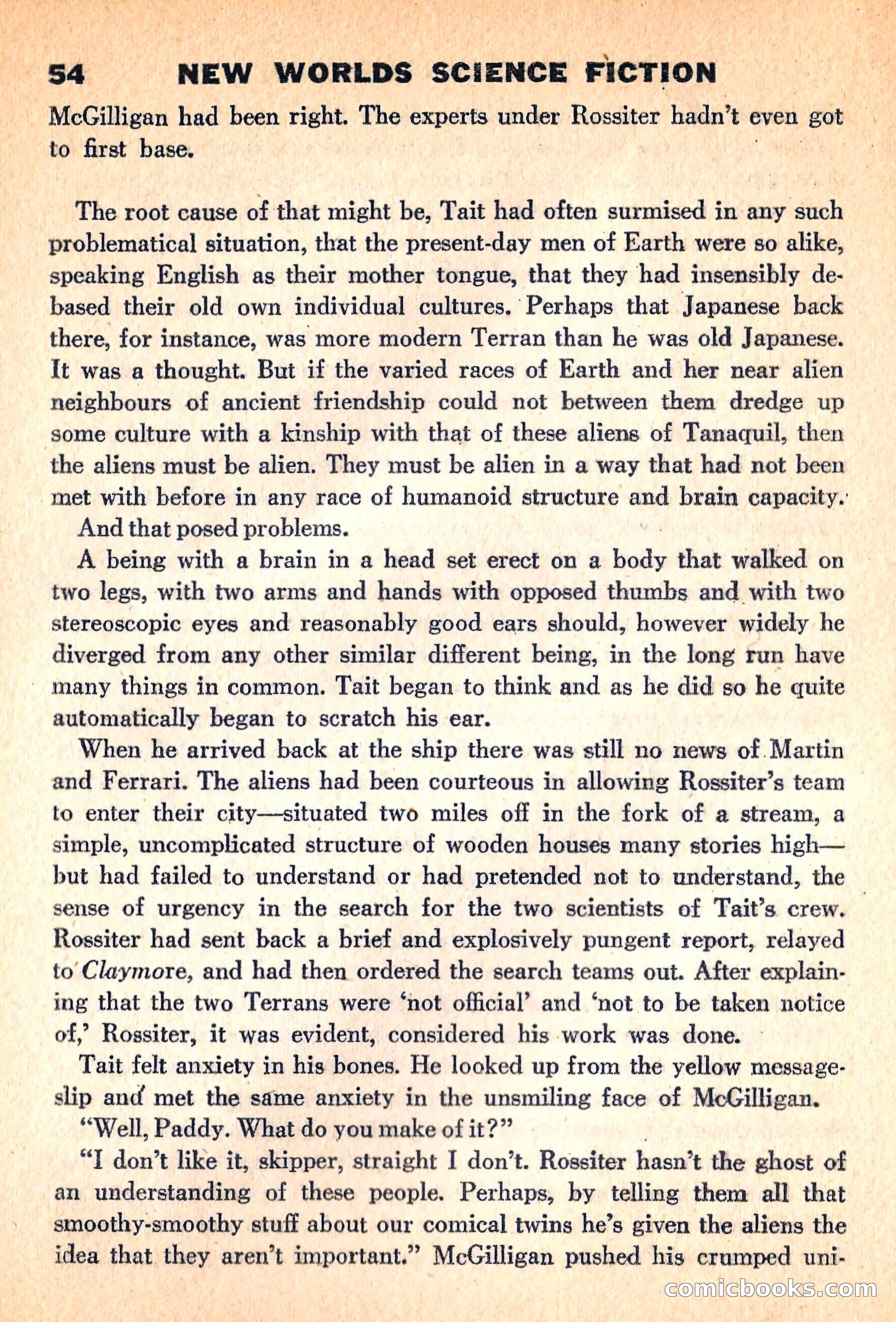 New Worlds Science Fiction, March 1960 — page 56 of 132