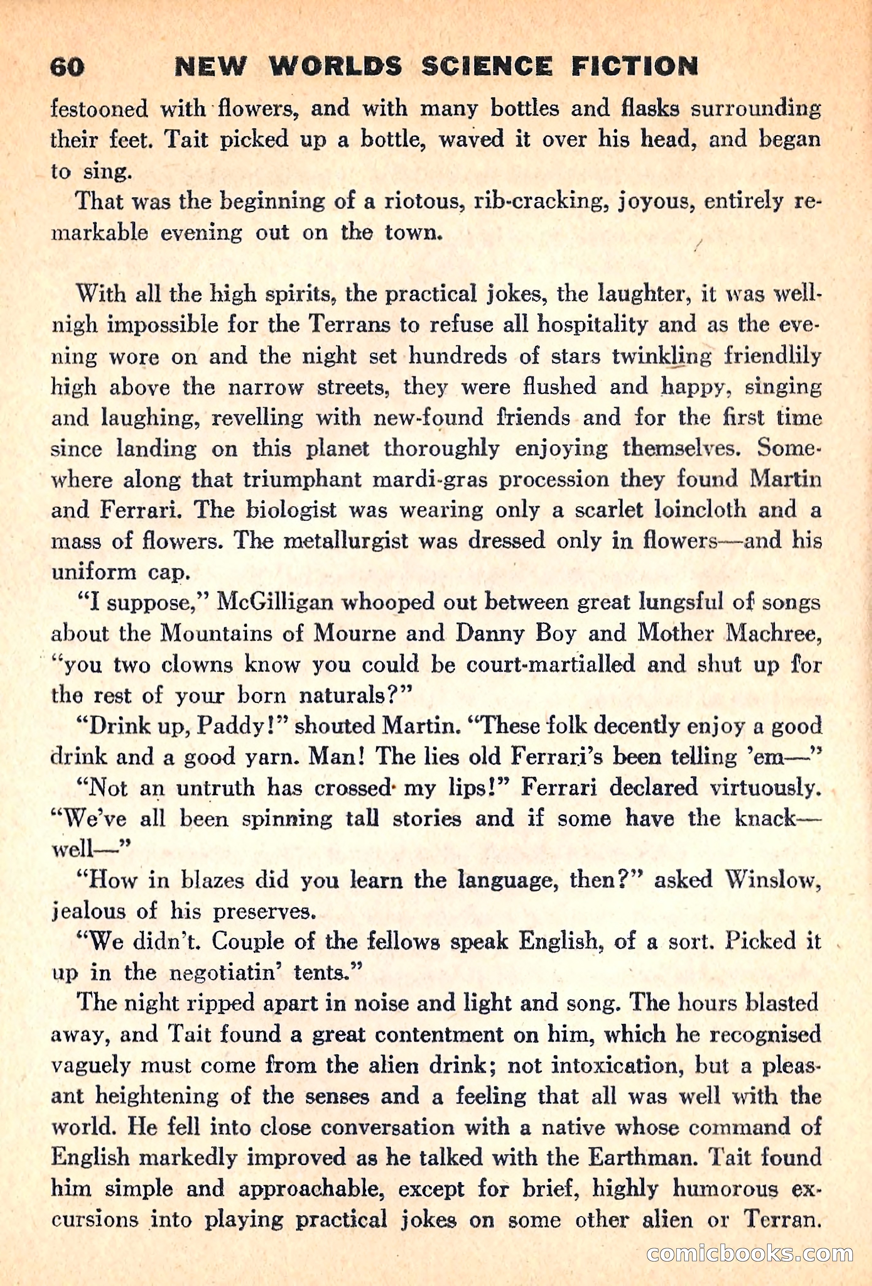 New Worlds Science Fiction, March 1960 — page 62 of 132