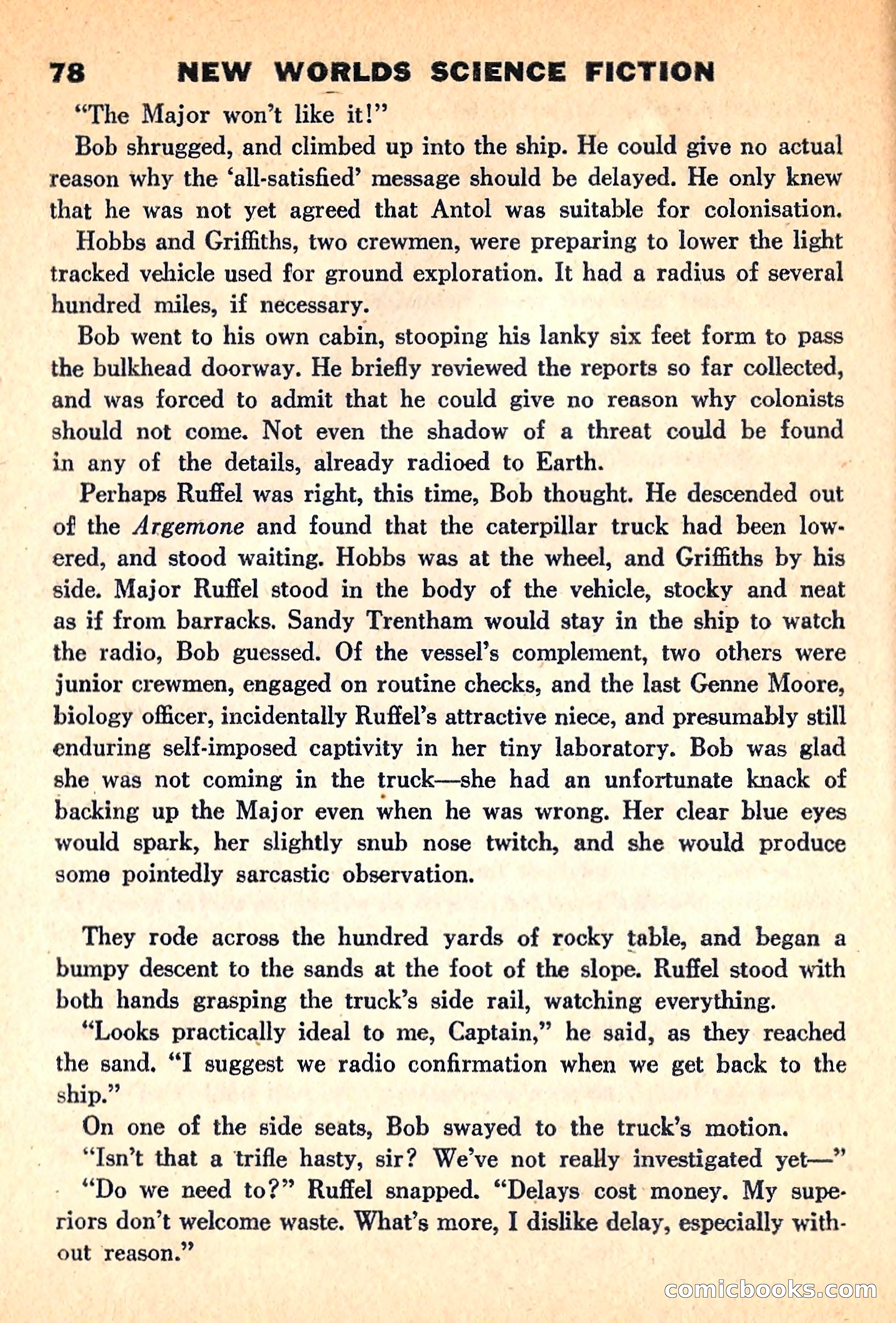 New Worlds Science Fiction, March 1960 — page 80 of 132