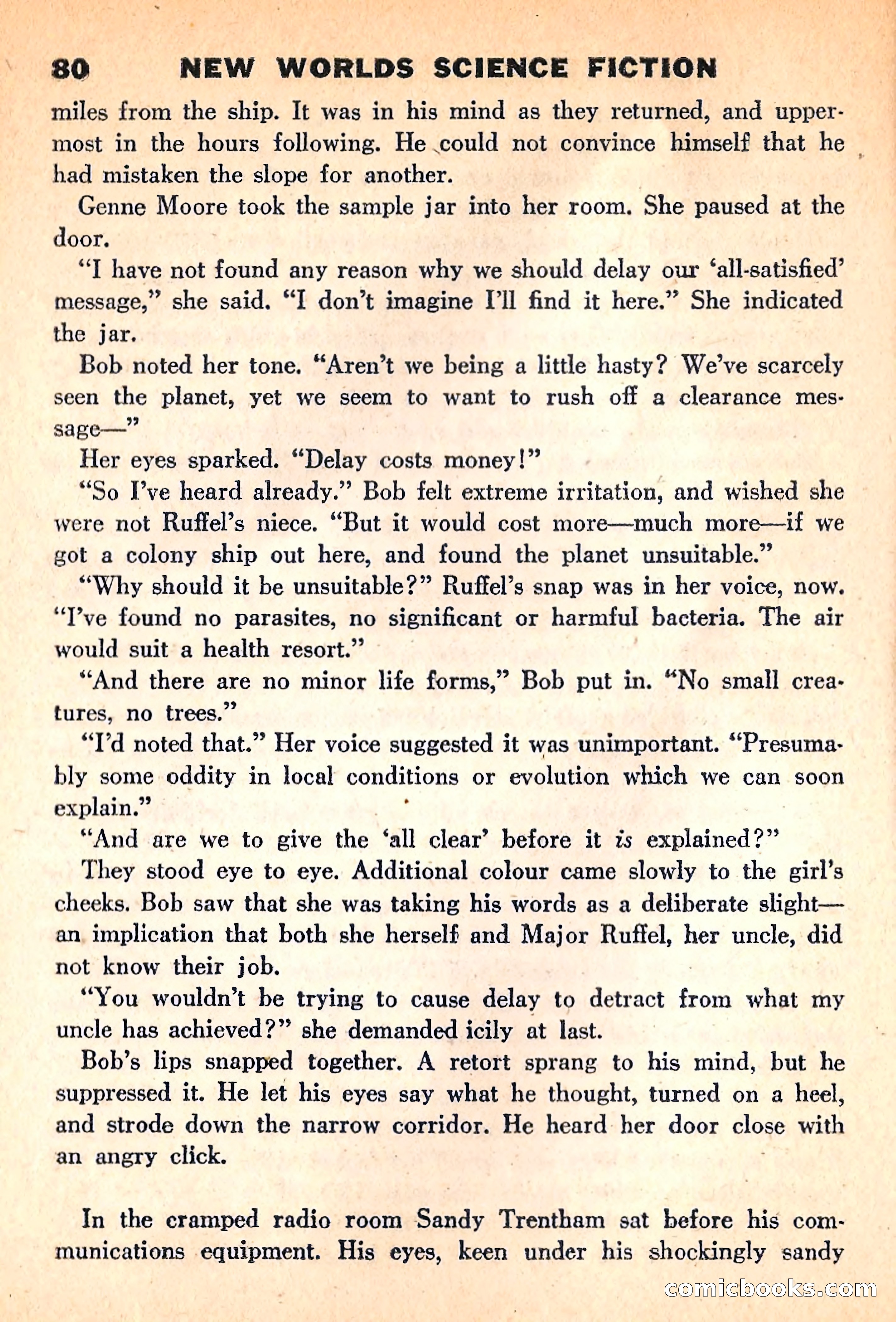 New Worlds Science Fiction, March 1960 — page 82 of 132
