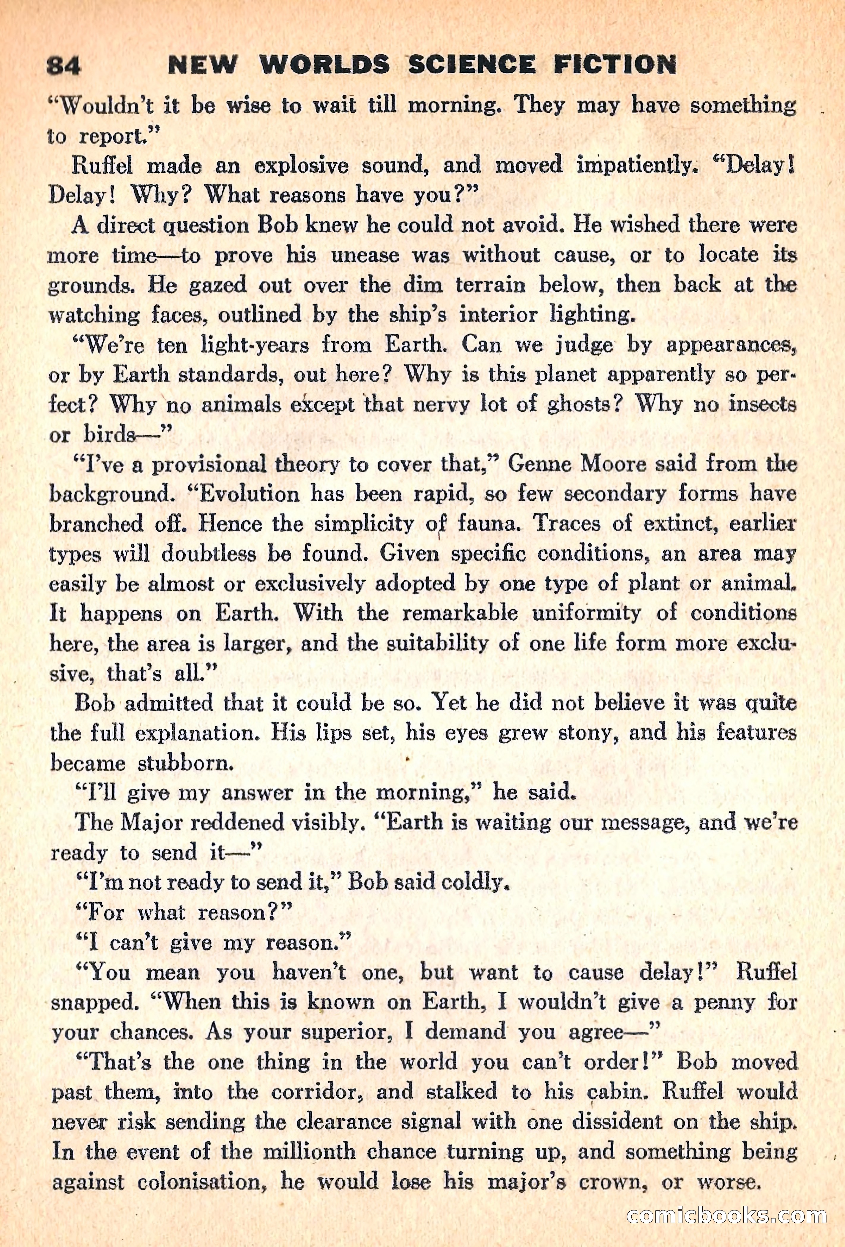 New Worlds Science Fiction, March 1960 — page 86 of 132