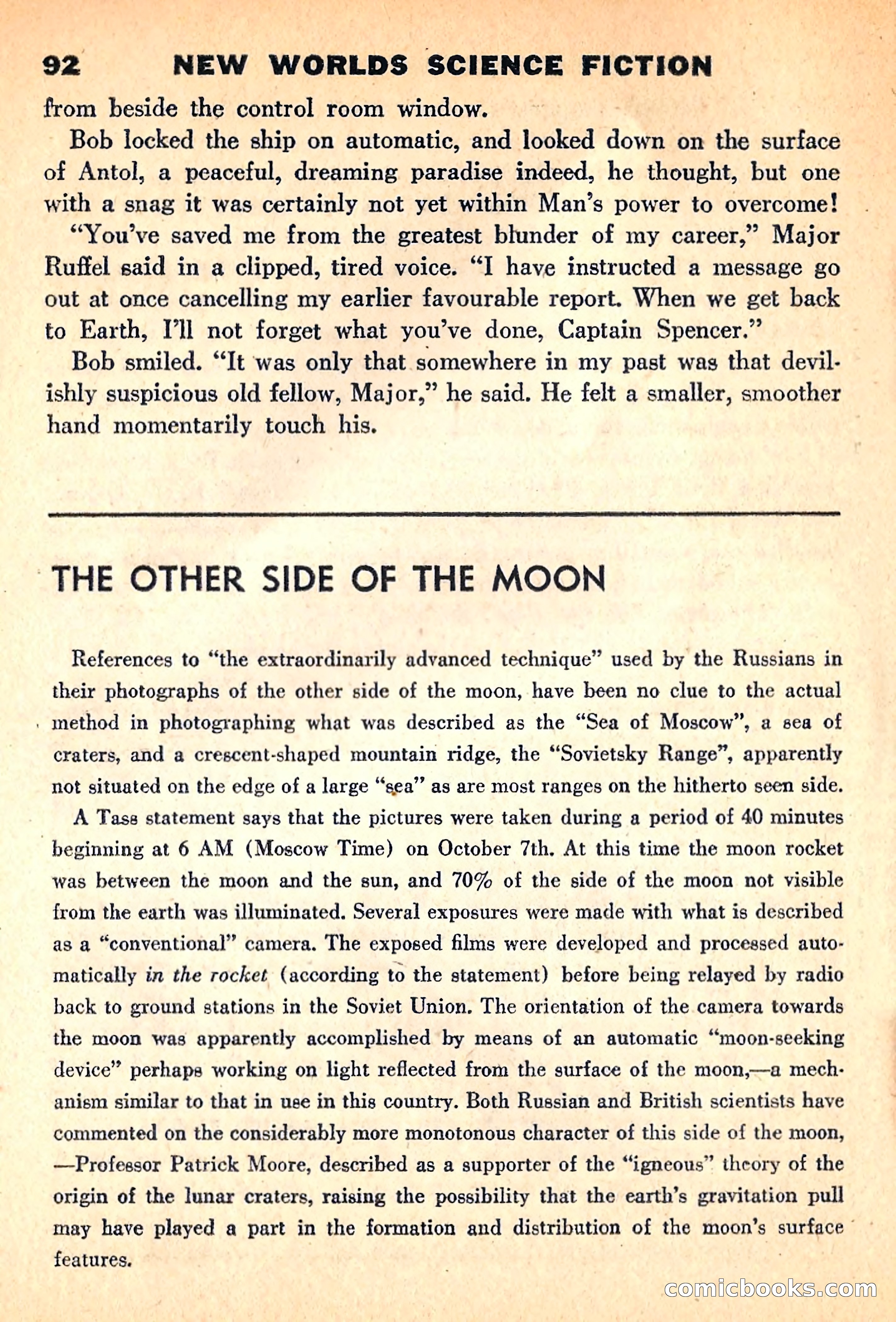 New Worlds Science Fiction, March 1960 — page 94 of 132