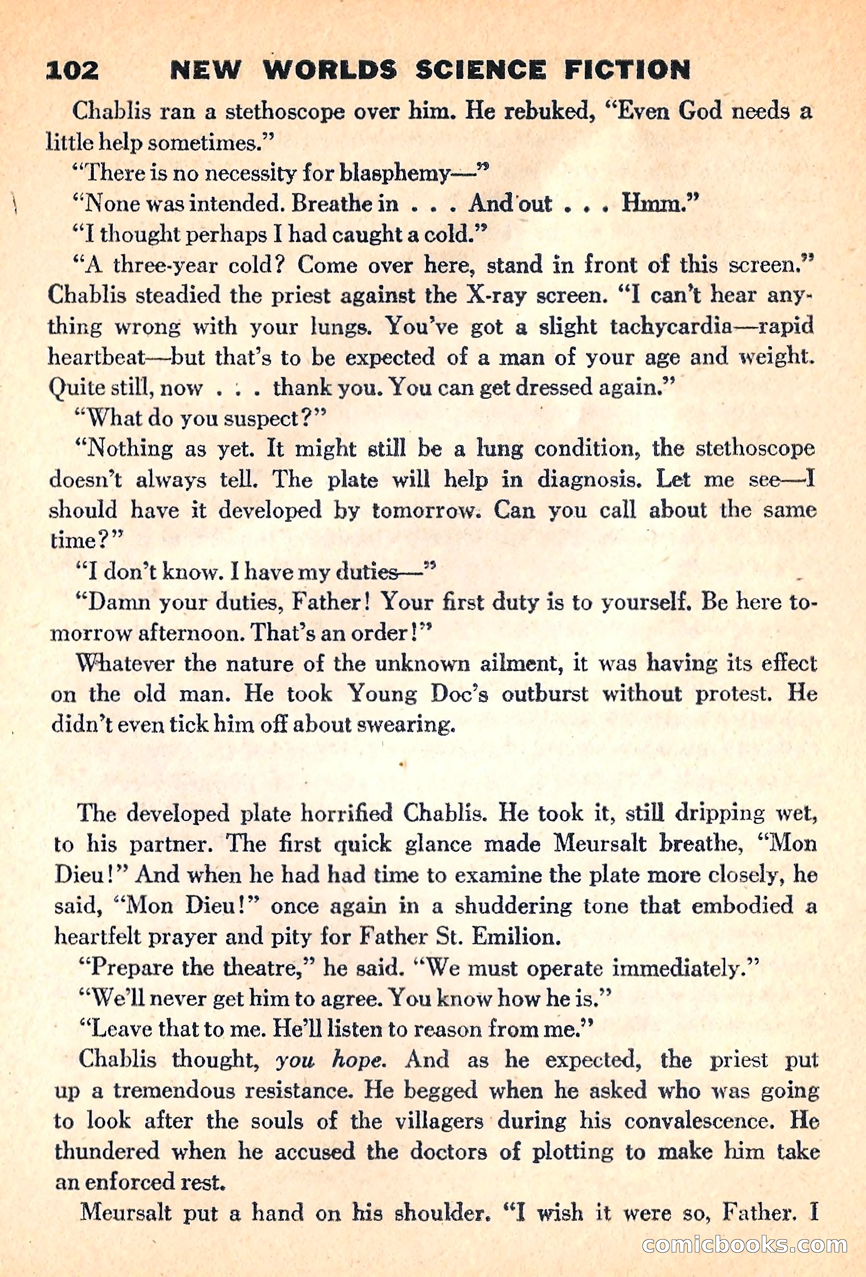 New Worlds Science Fiction, March 1960 — page 104 of 132