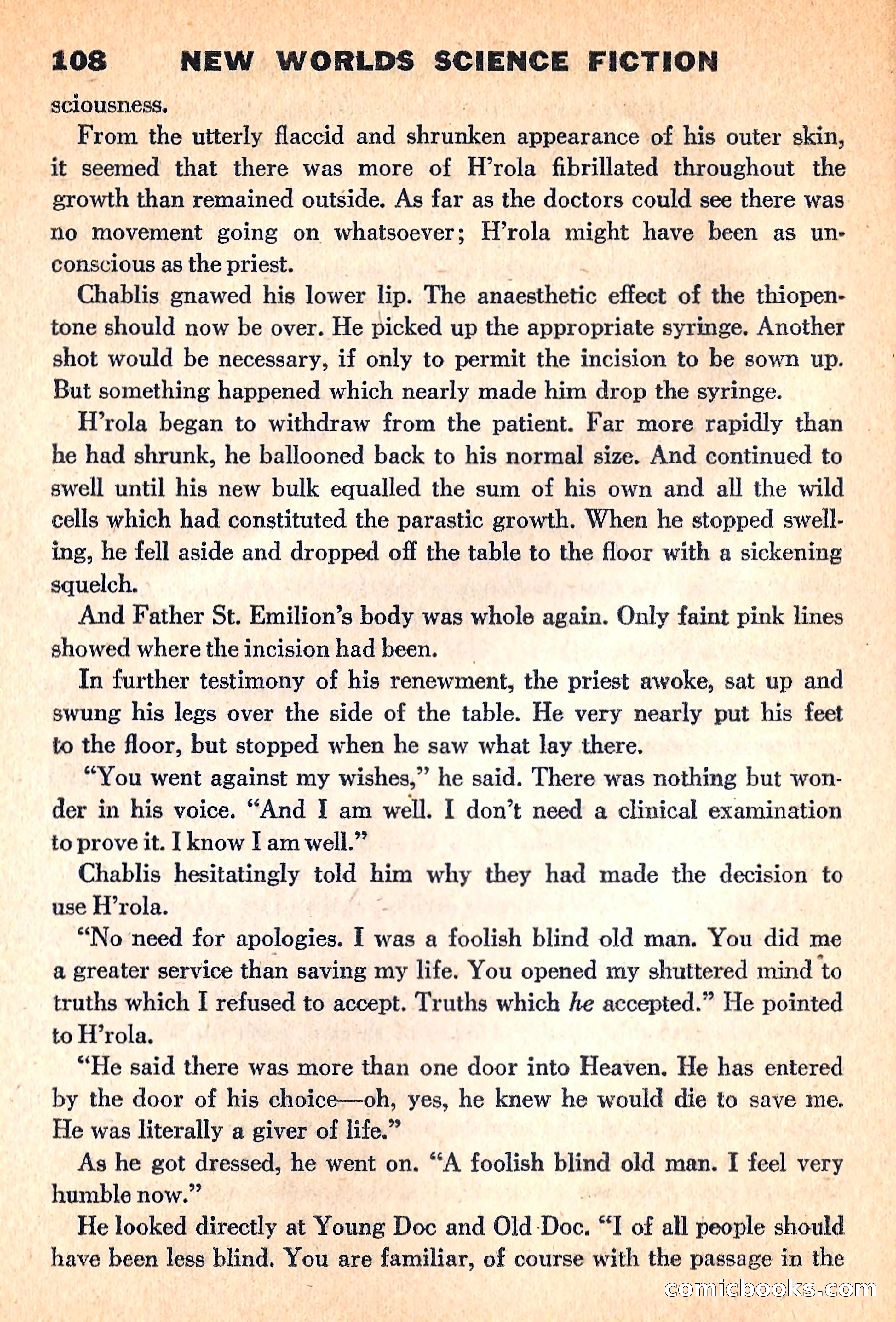 New Worlds Science Fiction, March 1960 — page 110 of 132