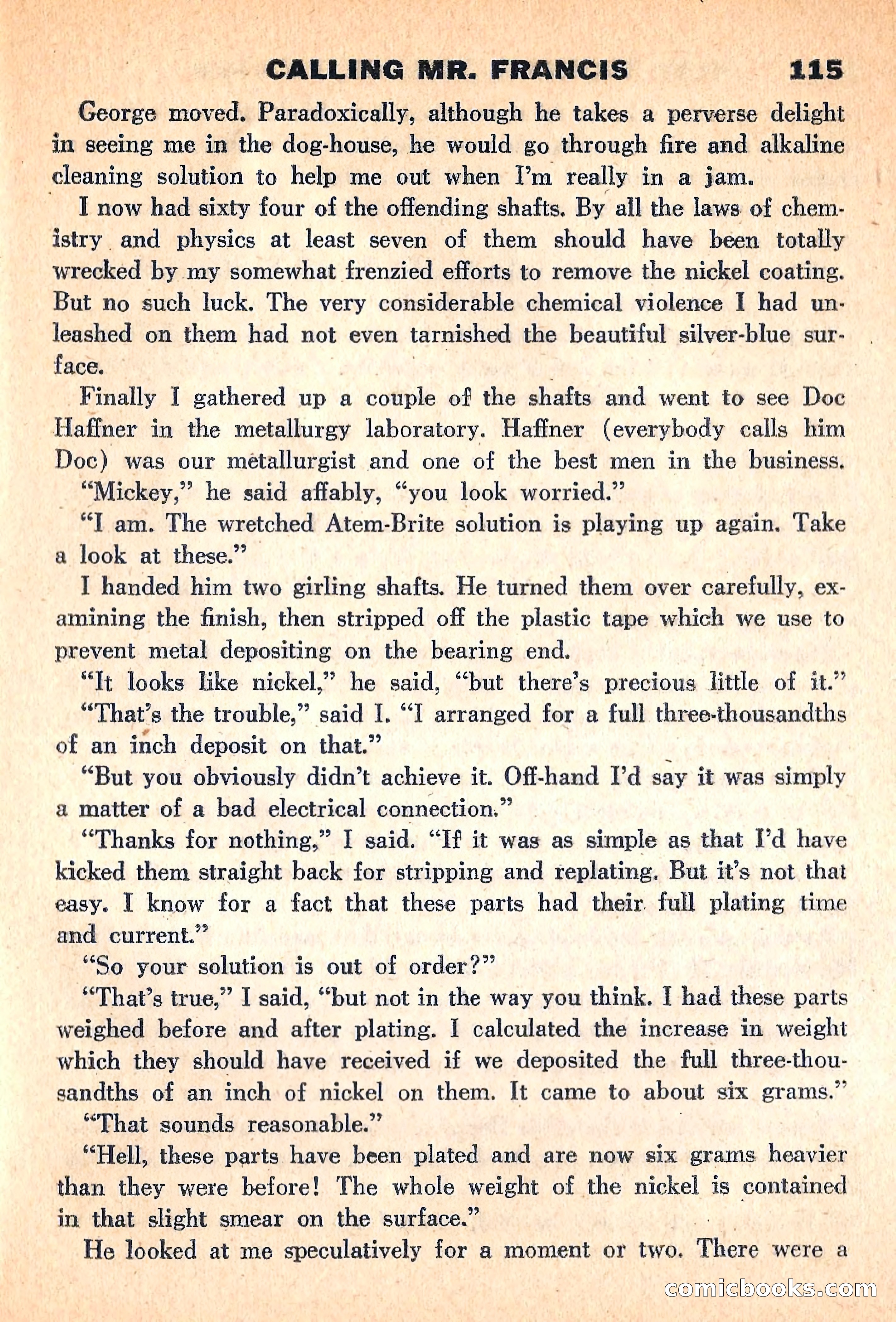 New Worlds Science Fiction, March 1960 — page 117 of 132