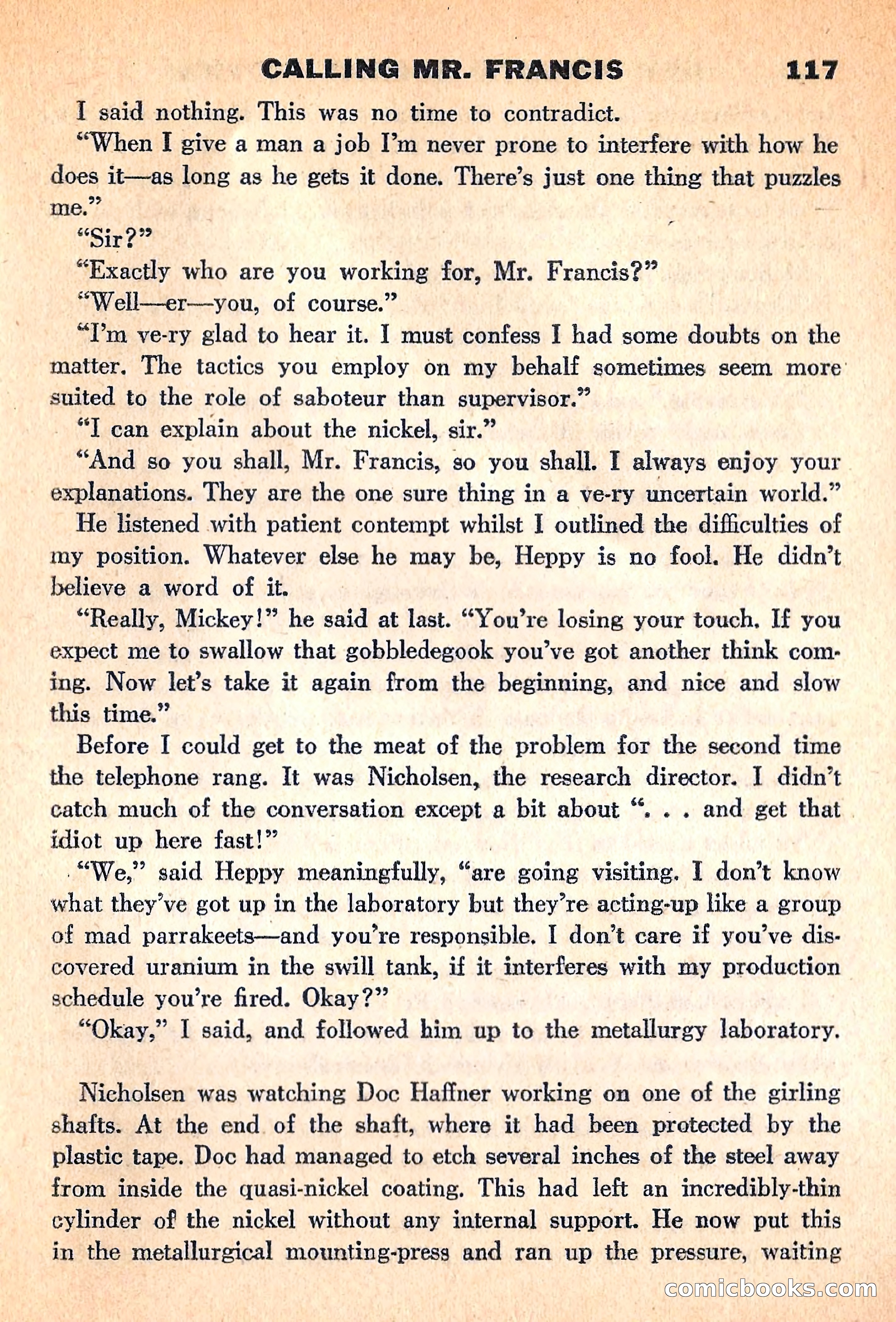 New Worlds Science Fiction, March 1960 — page 119 of 132