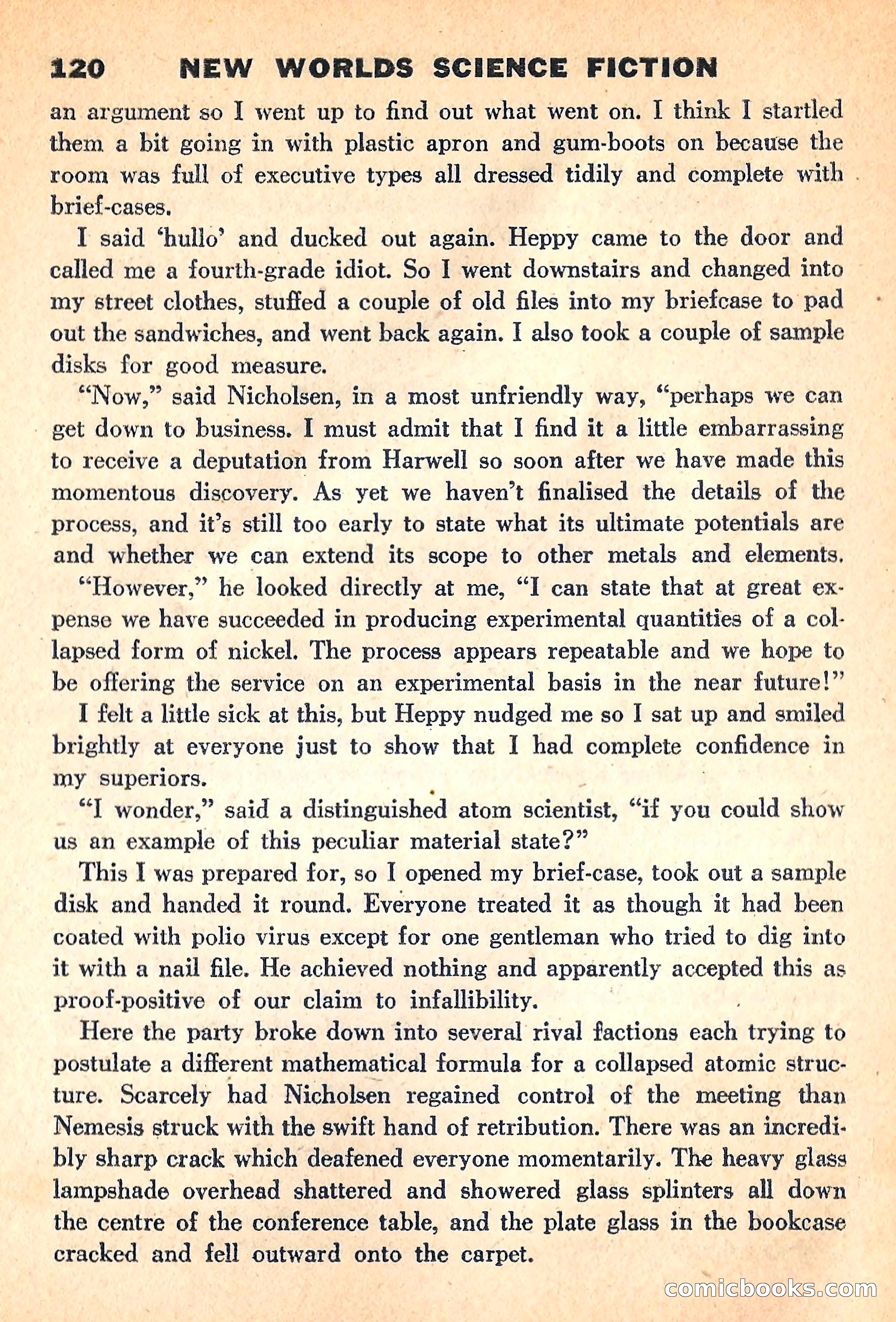 New Worlds Science Fiction, March 1960 — page 122 of 132