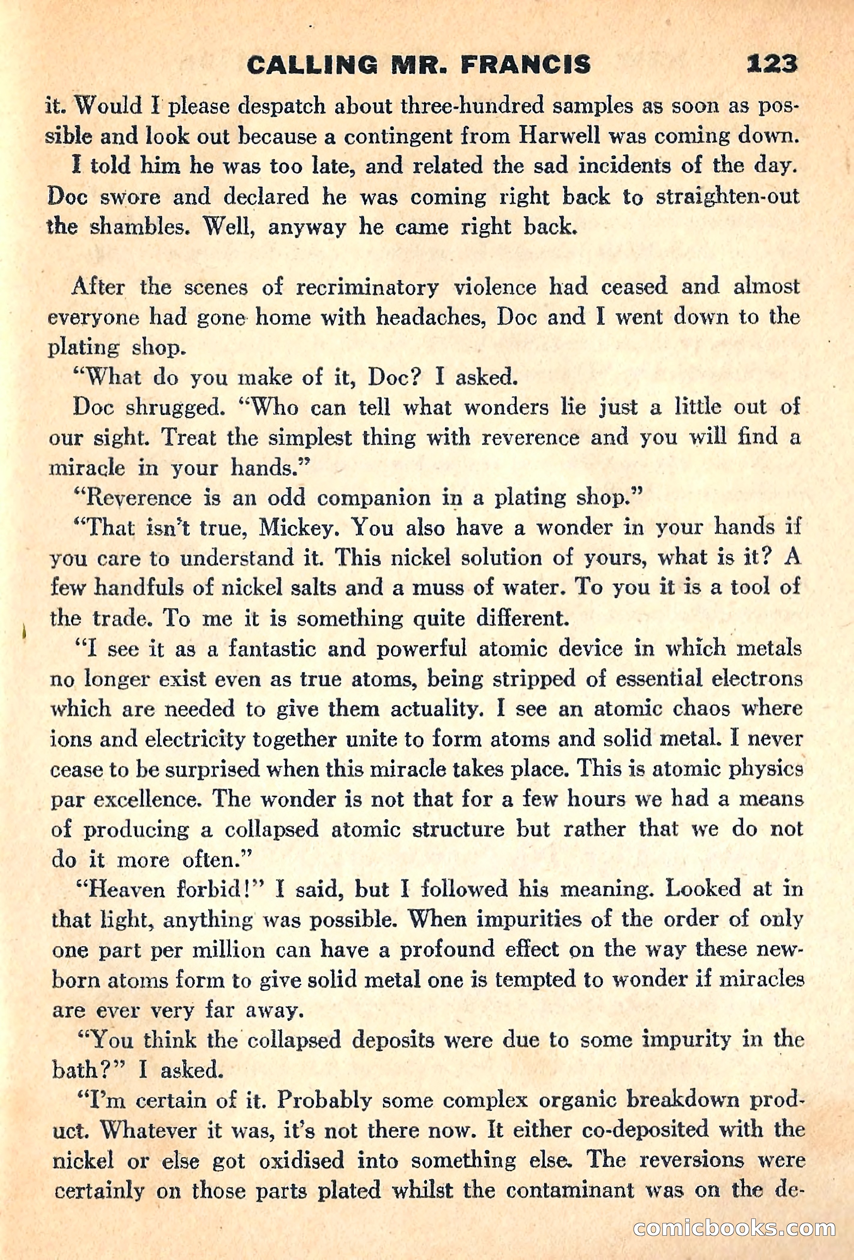 New Worlds Science Fiction, March 1960 — page 125 of 132