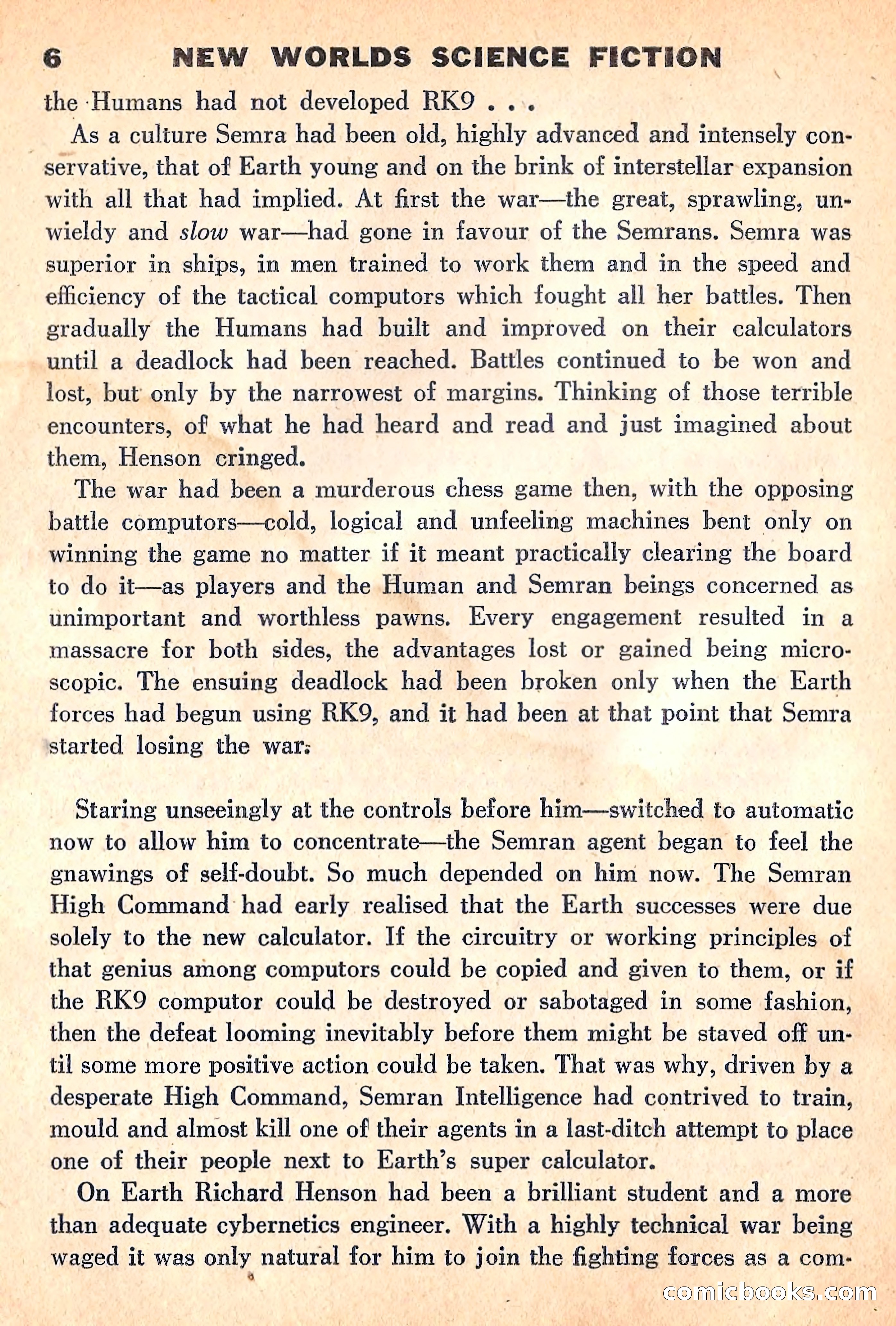 New Worlds Science Fiction, April 1960 — page 8 of 132